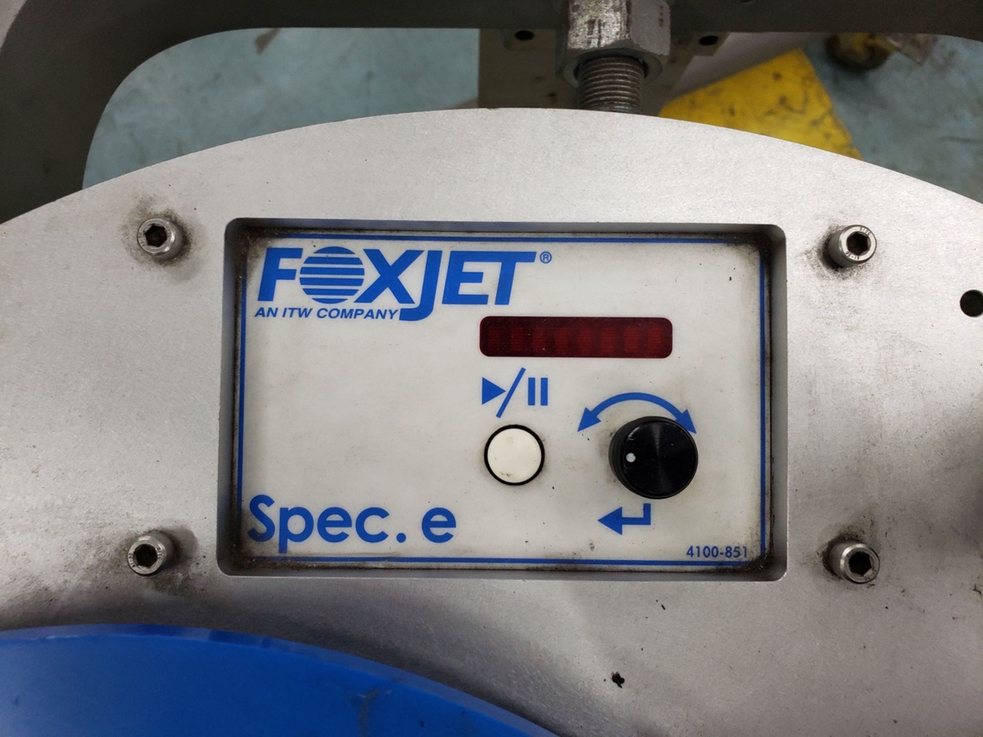 Foxjet Pressure Label applicator, M# 4100-000L, S/N 20502179 | Rig Fee $50 - Image 3 of 3