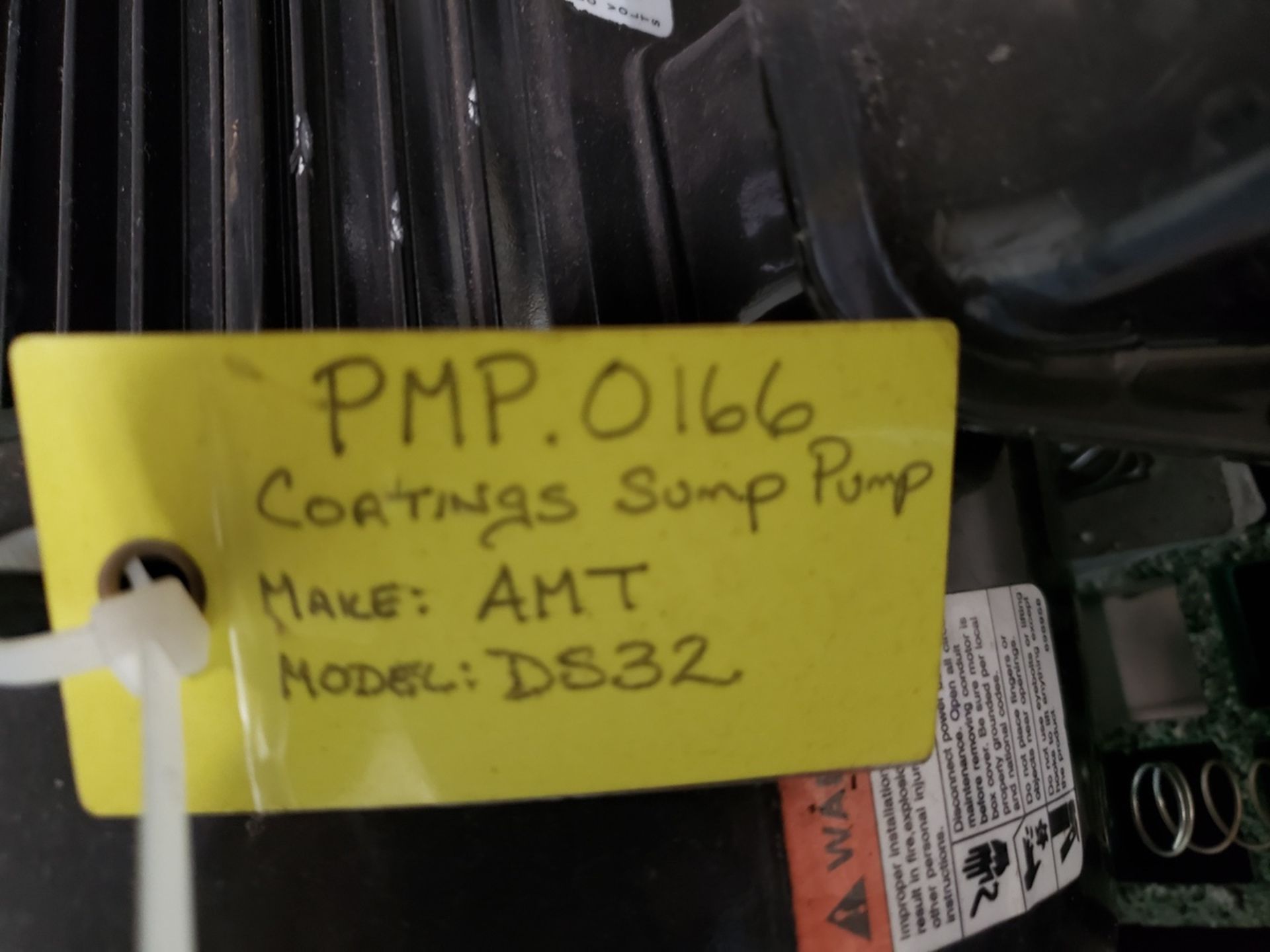 AMT 5 HP Sump Pump Skid, W/ Strainer, (Ref. PMP-0166) | Rig Fee $100 - Image 3 of 4