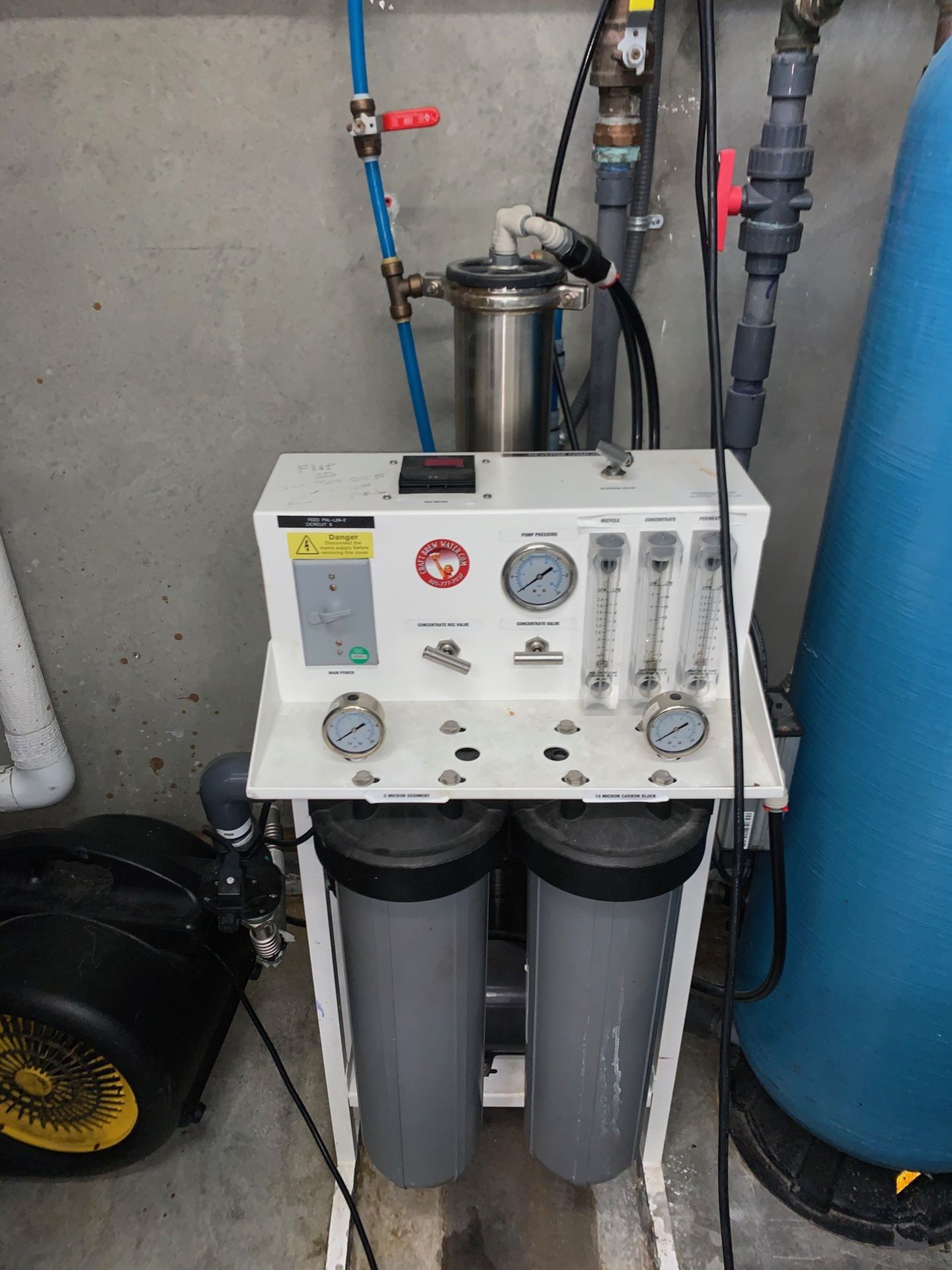 Reverse Osmosis Model BT Water Filtration System | Subj to Bulk | Rig Fee: $200