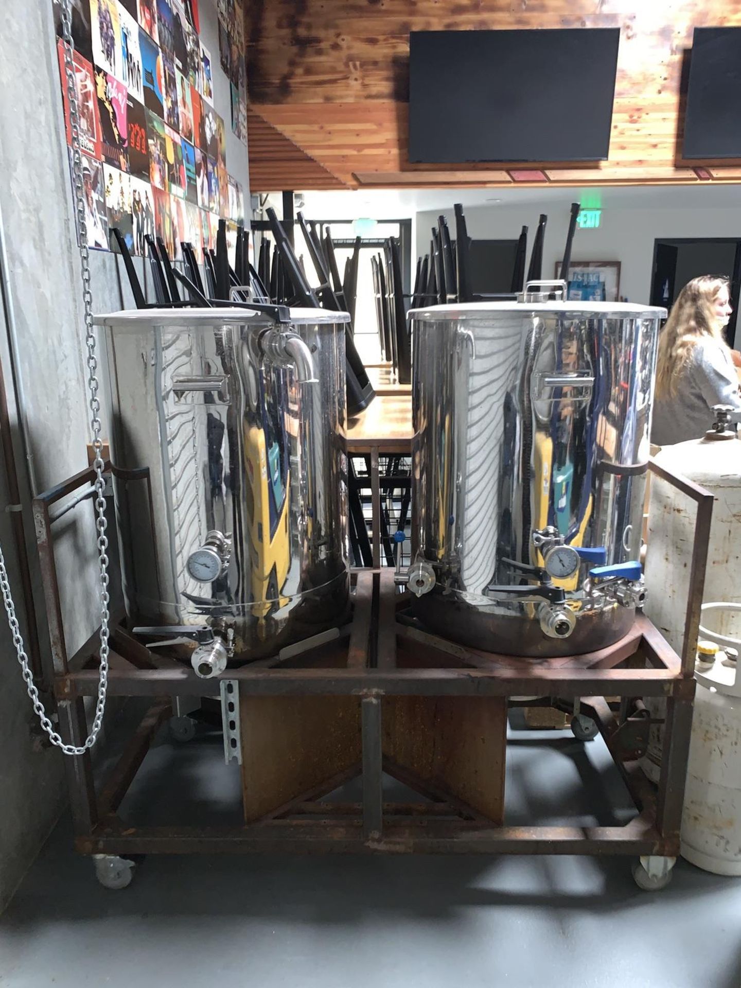 2015 Brewery Hardware 1 BBL Propane Pilot Brew System with (2) 1 BBL | Subj to Bulk | Rig Fee: $325