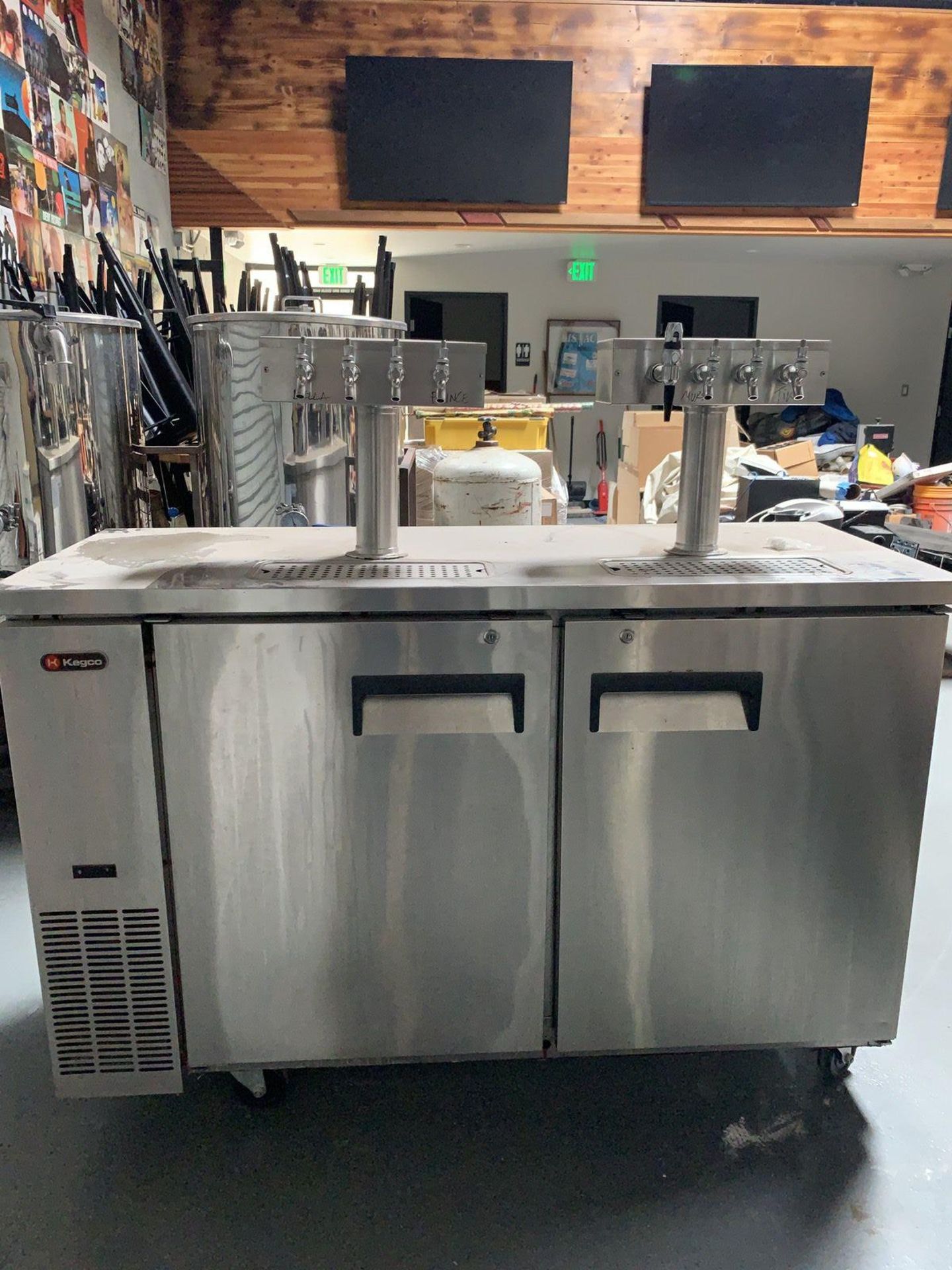 Kegco Model XCK-2460S Kegerator with Dual 4-Draft Towers | Subj to Bulk | Rig Fee: $350