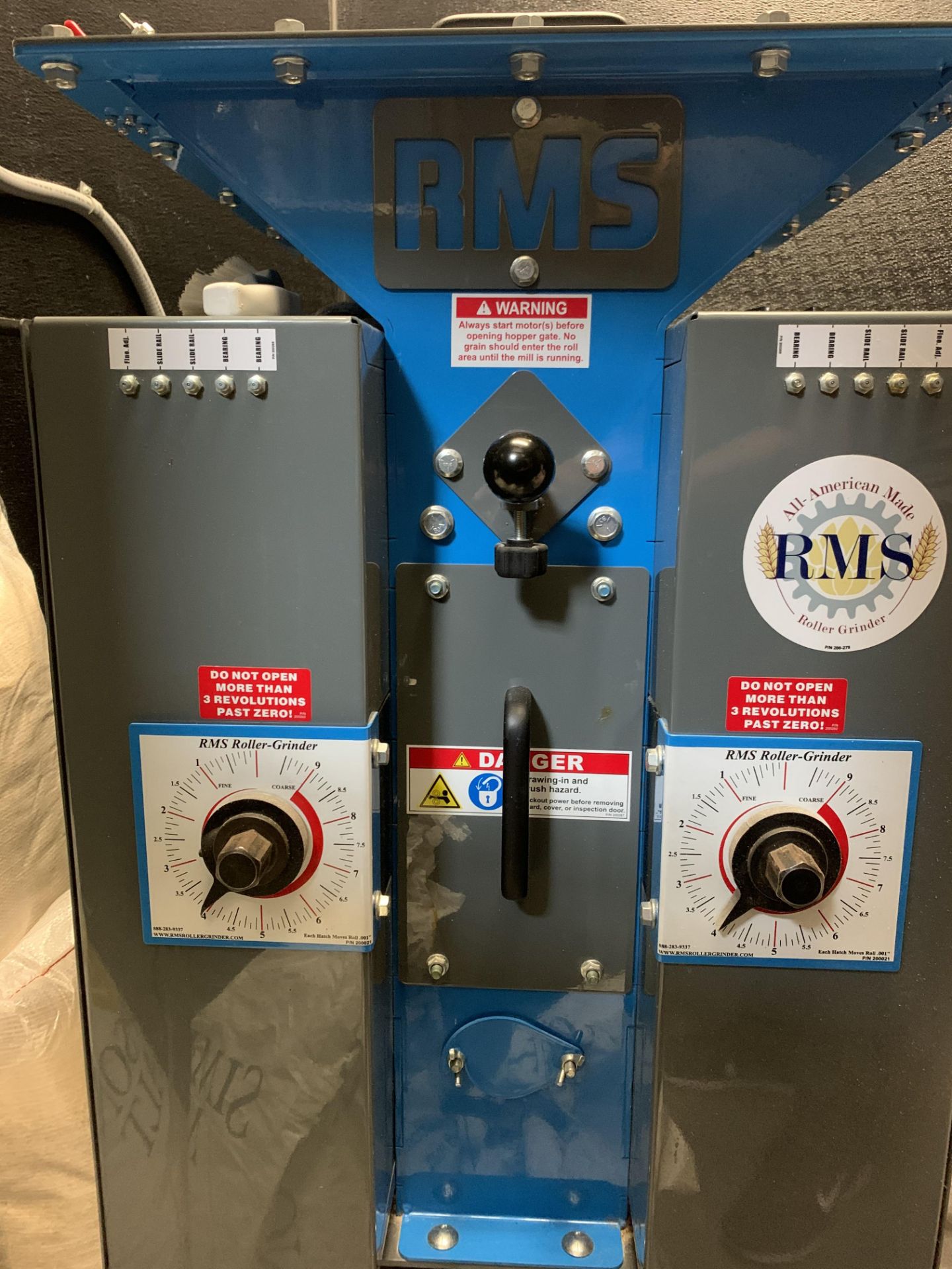 2019 RMS 9x6 Single Pair Brew Mill, 3 HP, Approx Cracking Capacity: | Subj to Bulk | Rig Fee: $350 - Image 3 of 6