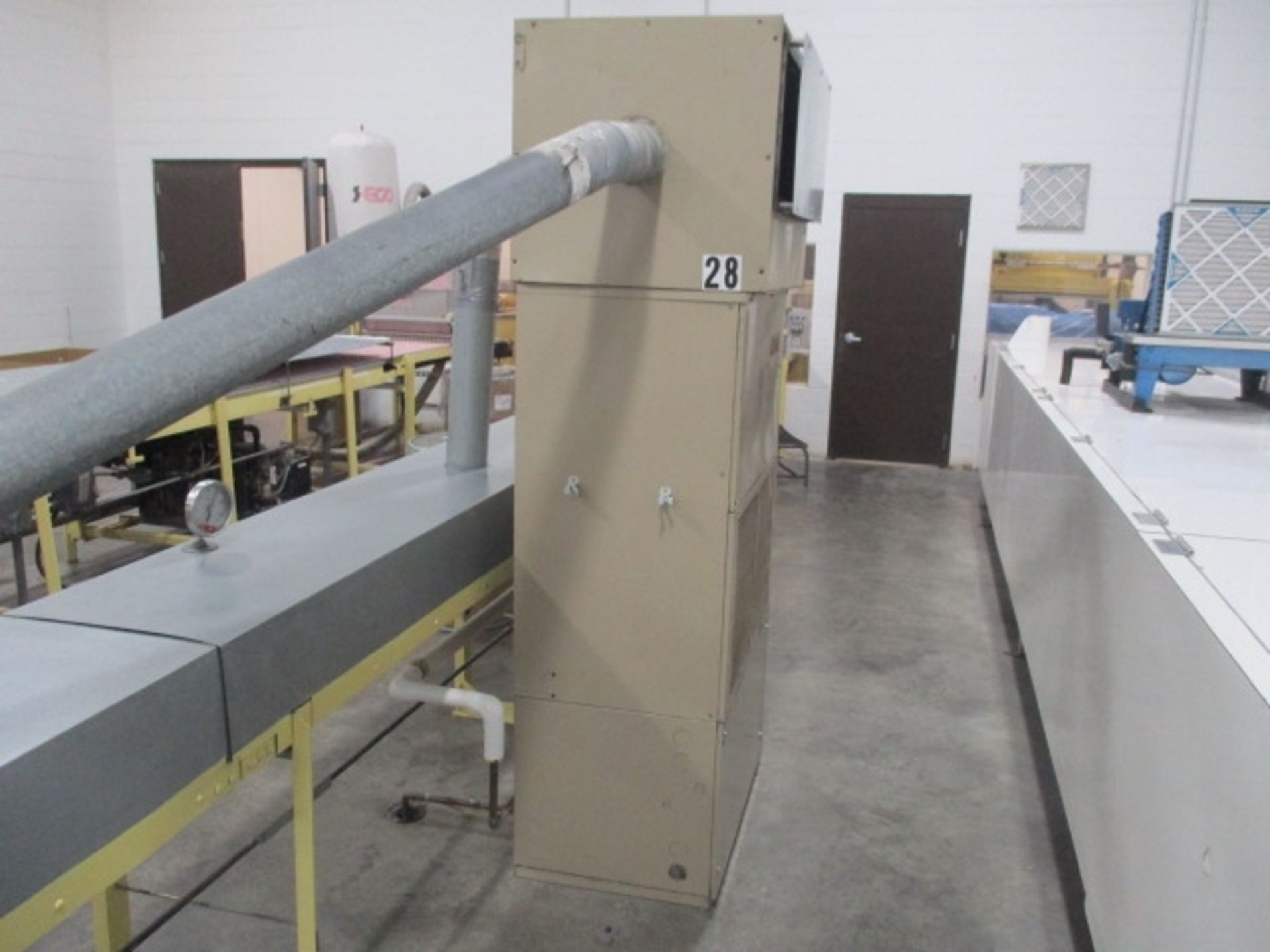 Cooling Tunnel 13"W x 1"H x Estimated 50'L with York Model C2ED060A25A Chiller, | Rig Fee: $1500 - Image 3 of 4