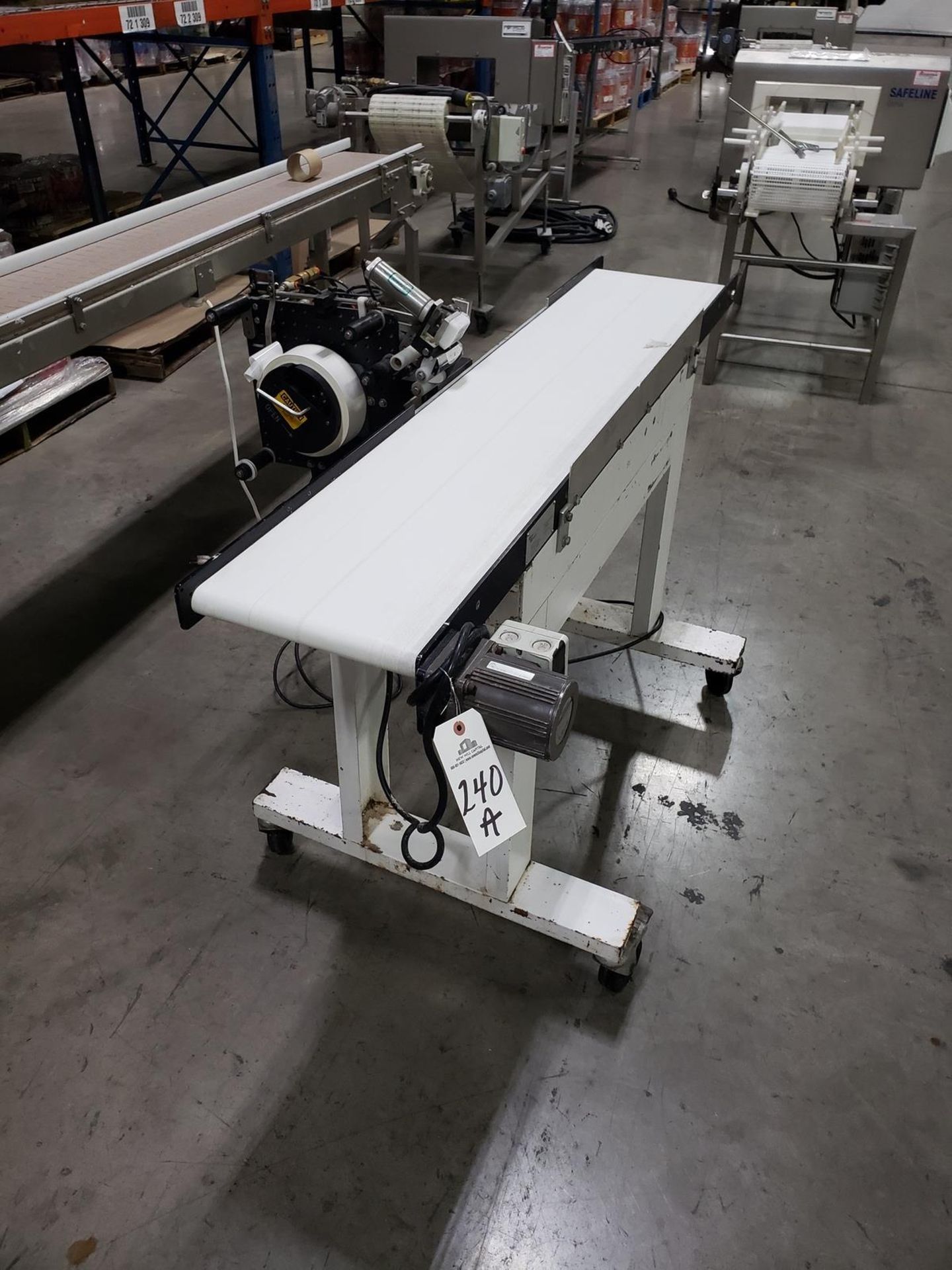 EPI Labeler Conveyor, S/N 5378 | Rig Fee: $150