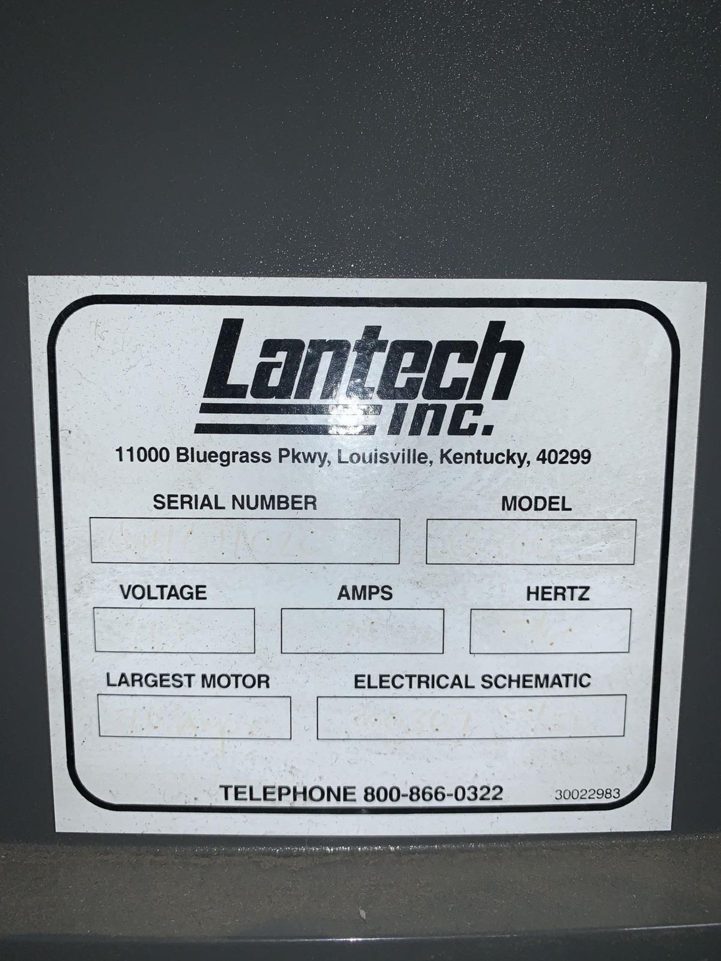 Lantech Stretch Wrap Machine, S/N 111611020 | Rig Fee: $500 - Image 4 of 4