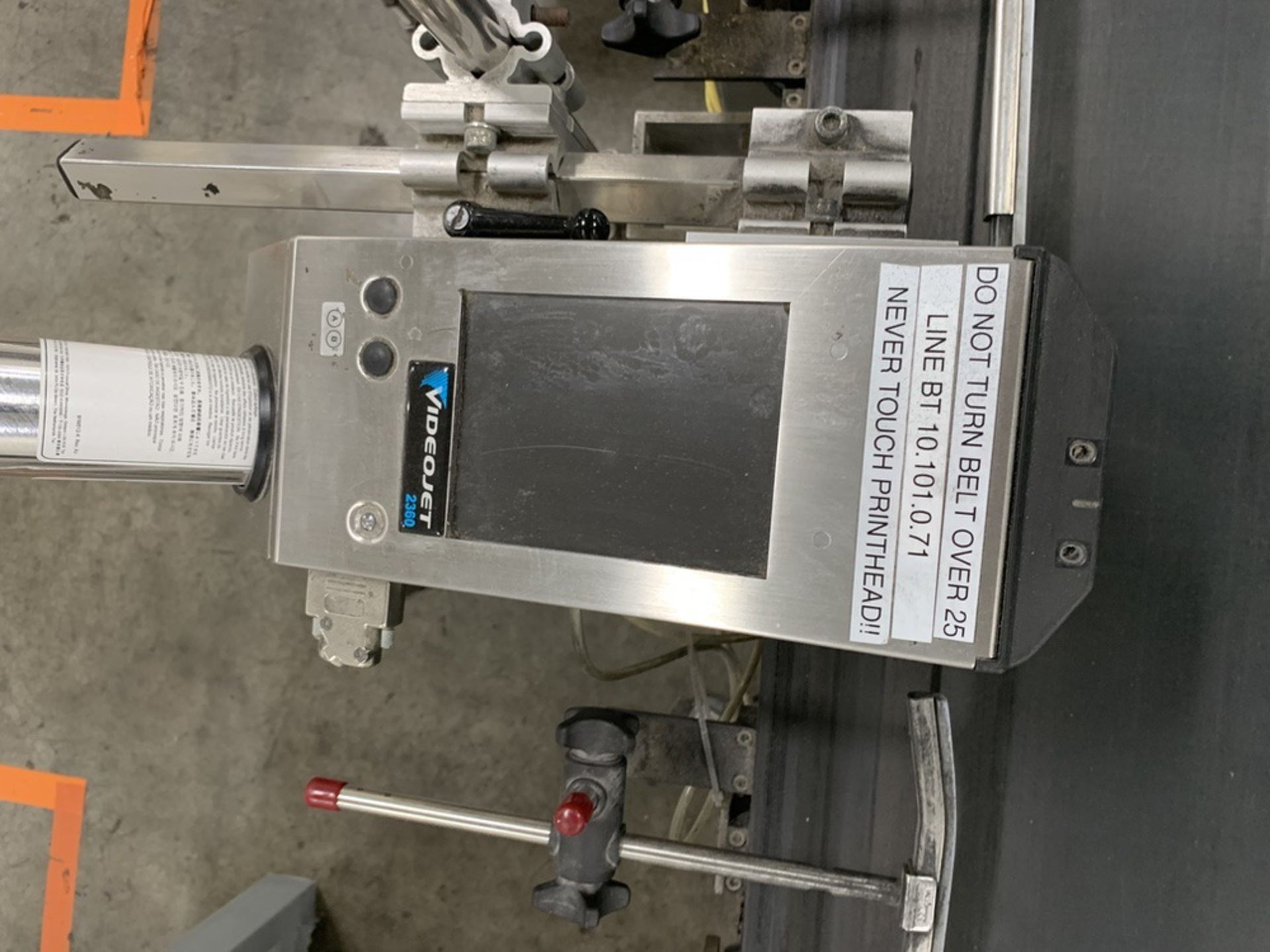 2014 Videojet Model 2360 Ink Jet Coder, S/N 14066007DWD, Portable; with 18"W x 4 | Rig Fee: $100 - Image 3 of 3