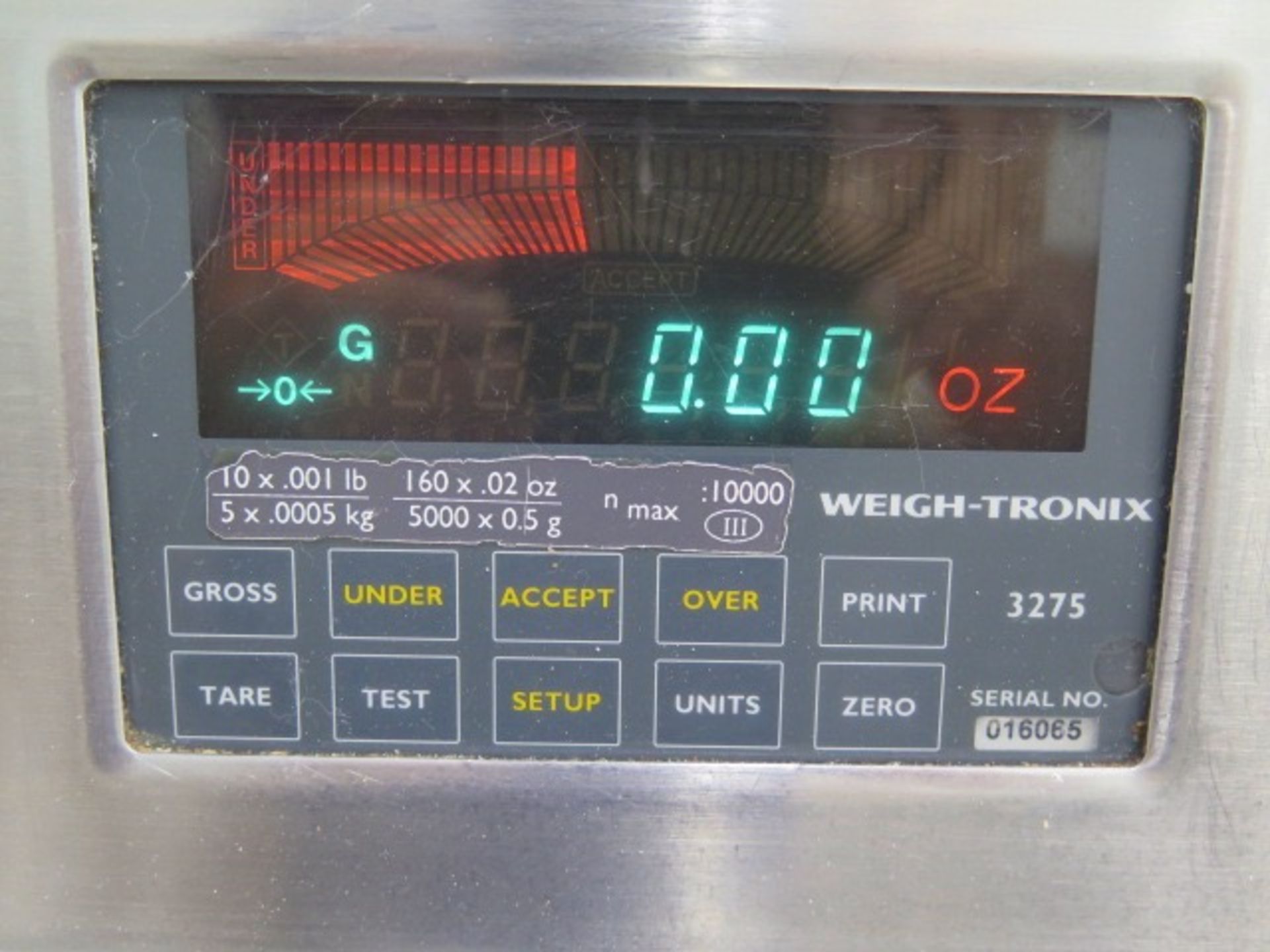 Avery Weigh-Tronix Model 3275 Digital Platform Scale, S/N 16065 | Rig Fee: Hand Carry - Image 4 of 6