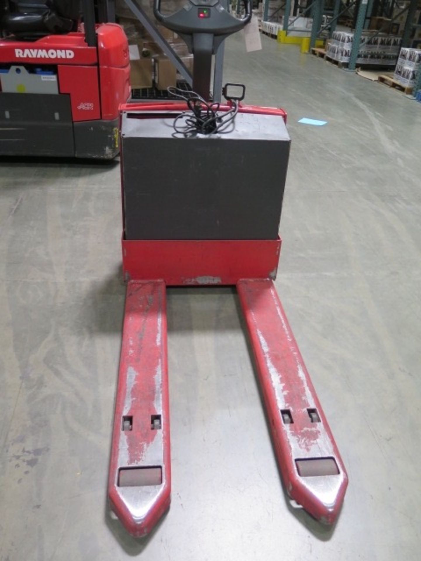 2015 Raymond Pallet Truck Model 102T-F45L Electric Pallet Truck, S/N 102-15-3520 | Rig Fee: $100 - Image 4 of 9