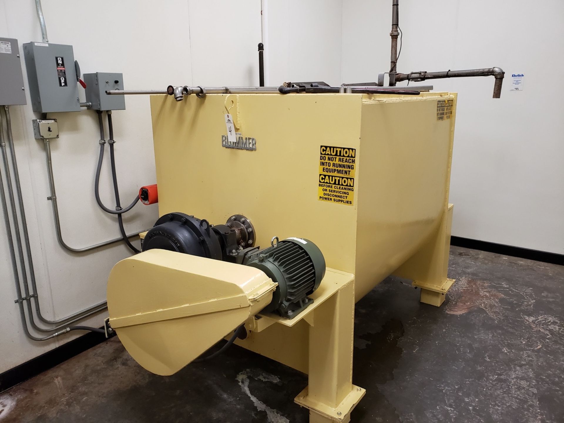 Blommer Model 2010 4,000-Lb. Chocolate Melters, S/N 1563; Side Mounted Agitation, wi | Rig Fee: $500