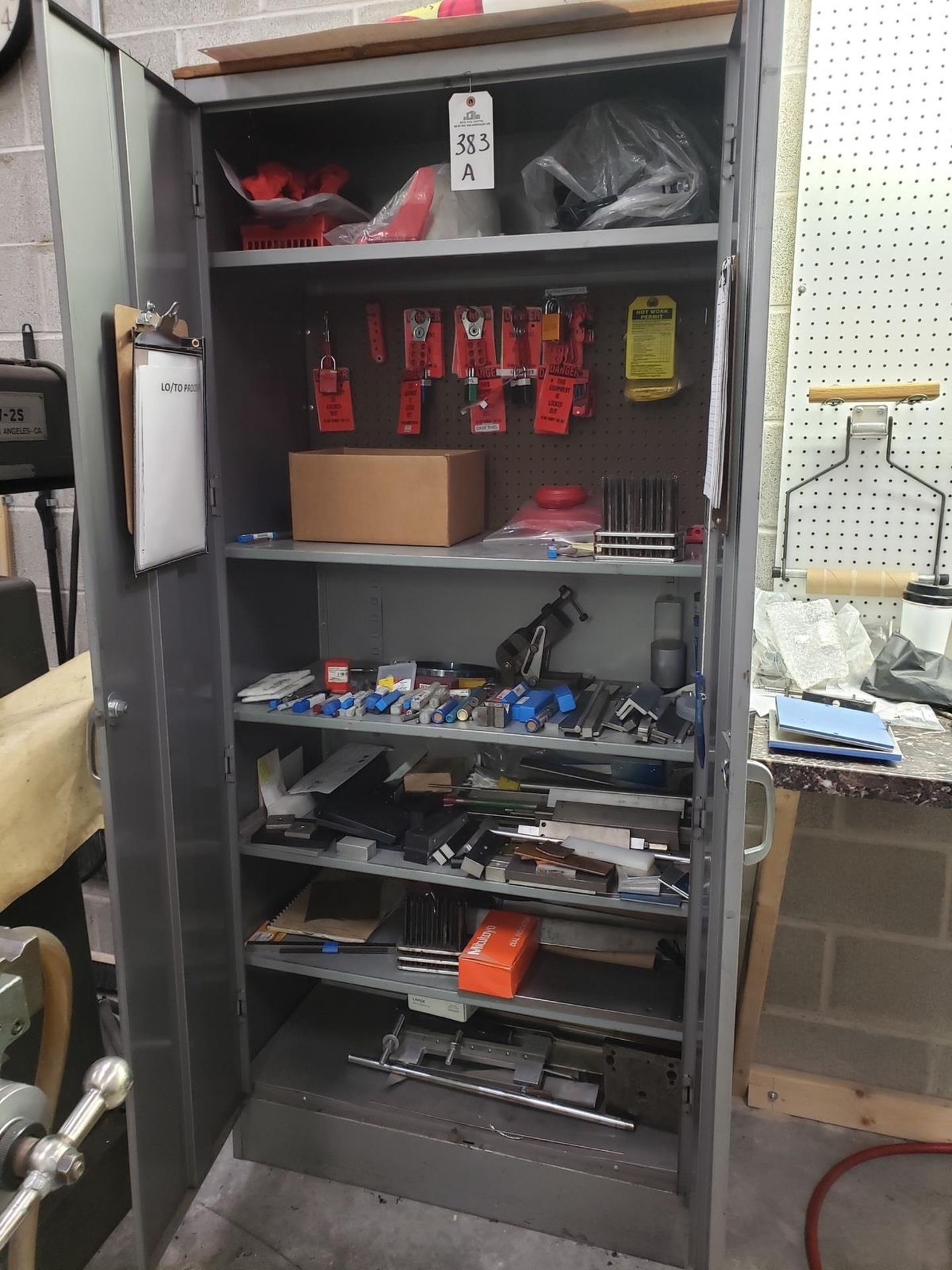 Storage Cabinet W/Contents | Rig Fee: $50