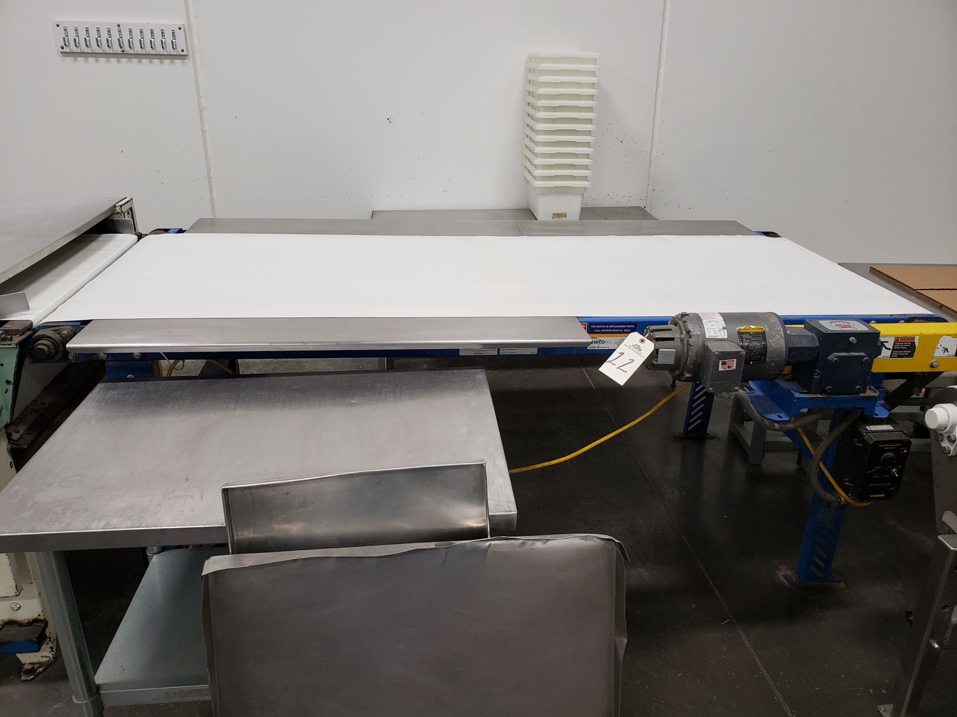 Lewco 34"W x 92"L Power Belt Conveyor | Rig Fee: $100 - Image 2 of 2