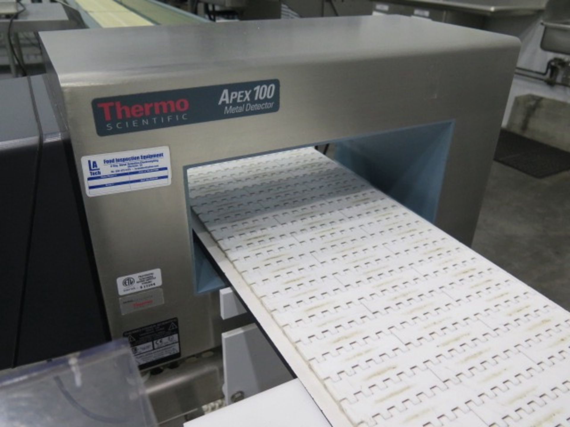 Thermo Scientific Metal Detector Model APEX 100 Pass Through Conveyor Type Metal | Rig Fee: $250 - Image 9 of 17