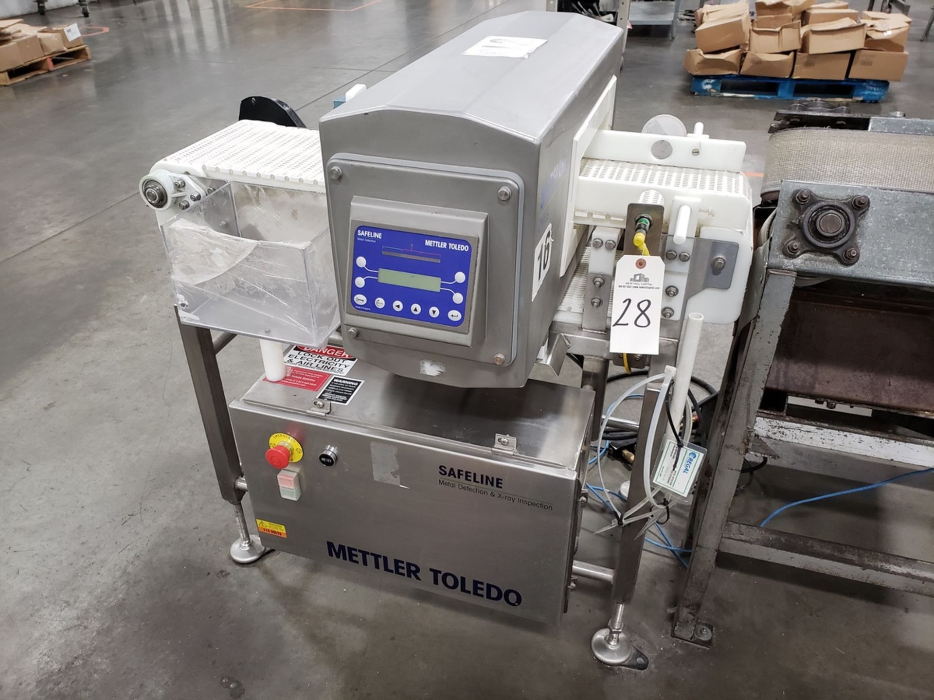 2010 Mettler Toledo Safeline Model Certus 12"W x 5"H Aperture, 3 1/2" Above Conveyor | Rig Fee: $200