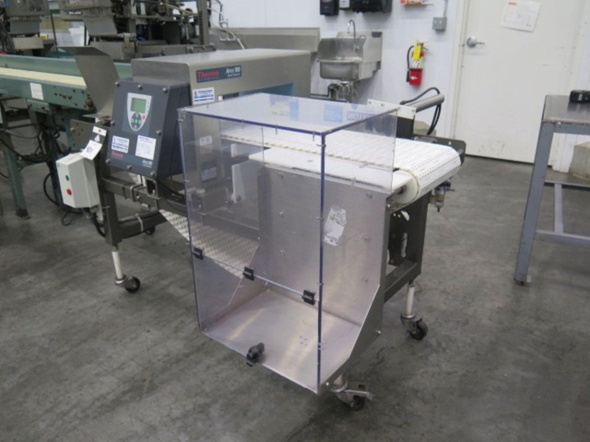 Thermo Scientific Metal Detector Model APEX 100 Pass Through Conveyor Type Metal | Rig Fee: $250 - Image 3 of 17