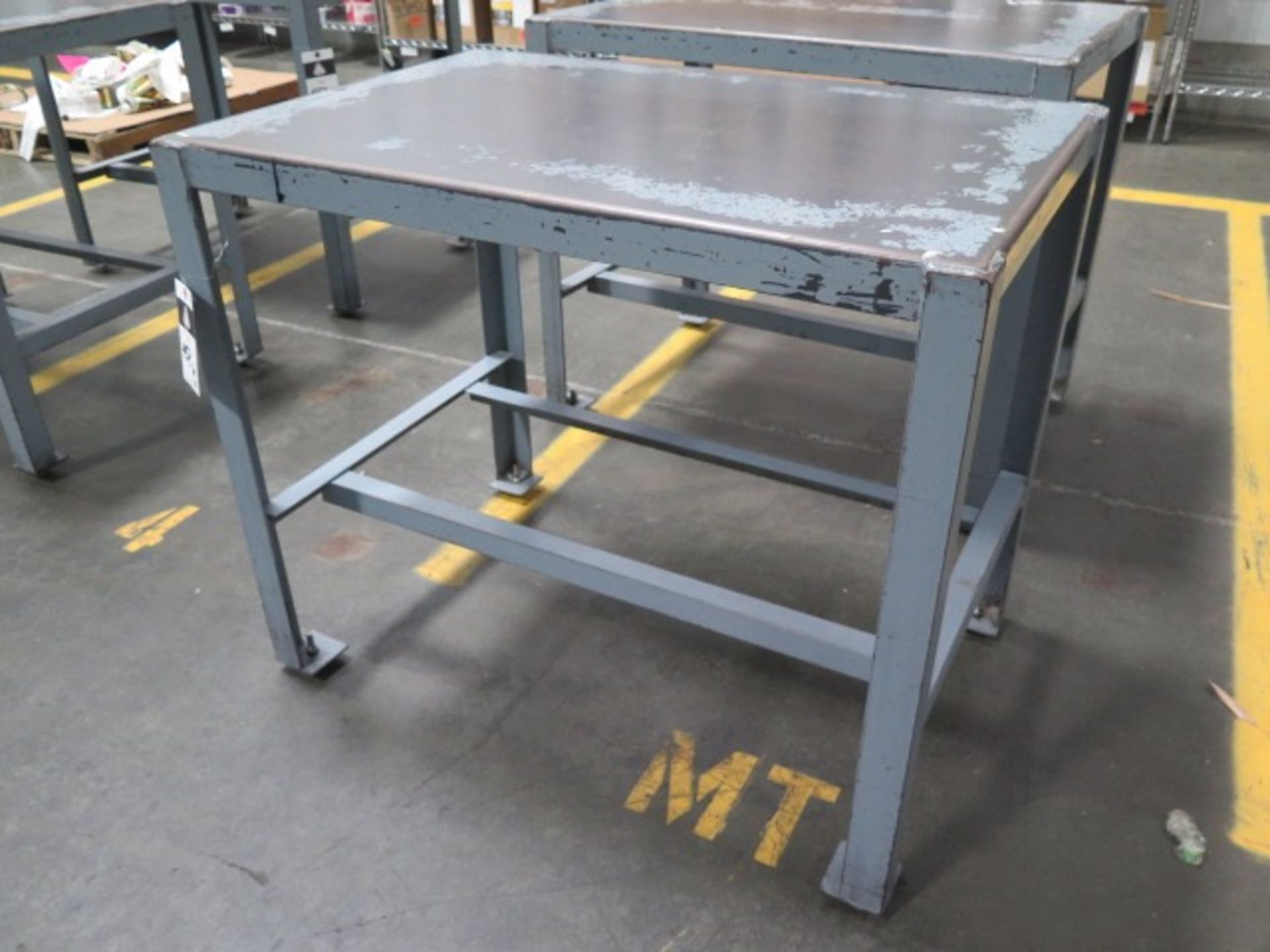 Steel Tables (4) | Rig Fee: $150 - Image 2 of 4