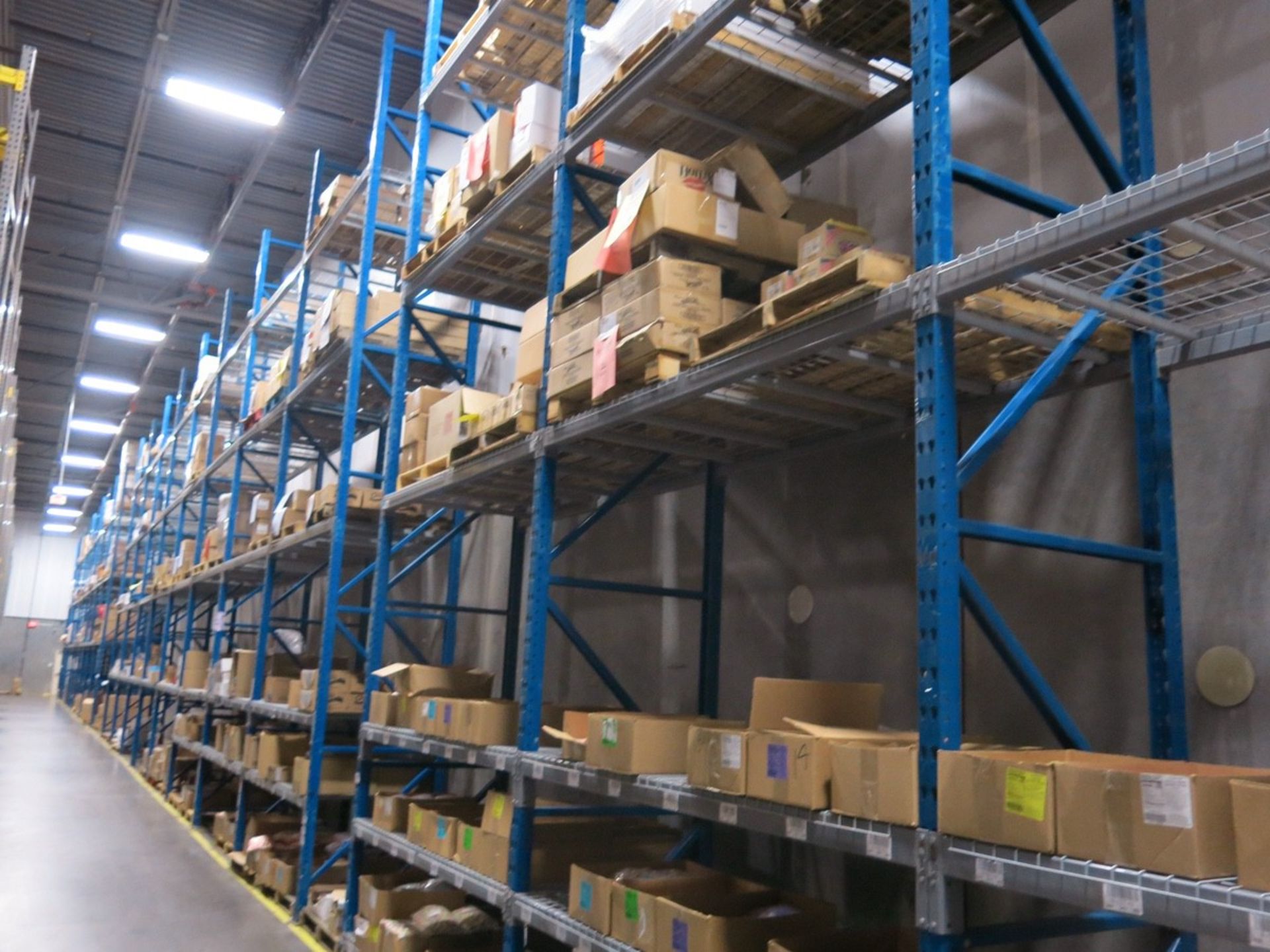 (21) Sections of Tear Drop Style Pallet Racking, with (24) Appr - Sub to Bulk | Rig Fee: See Desc