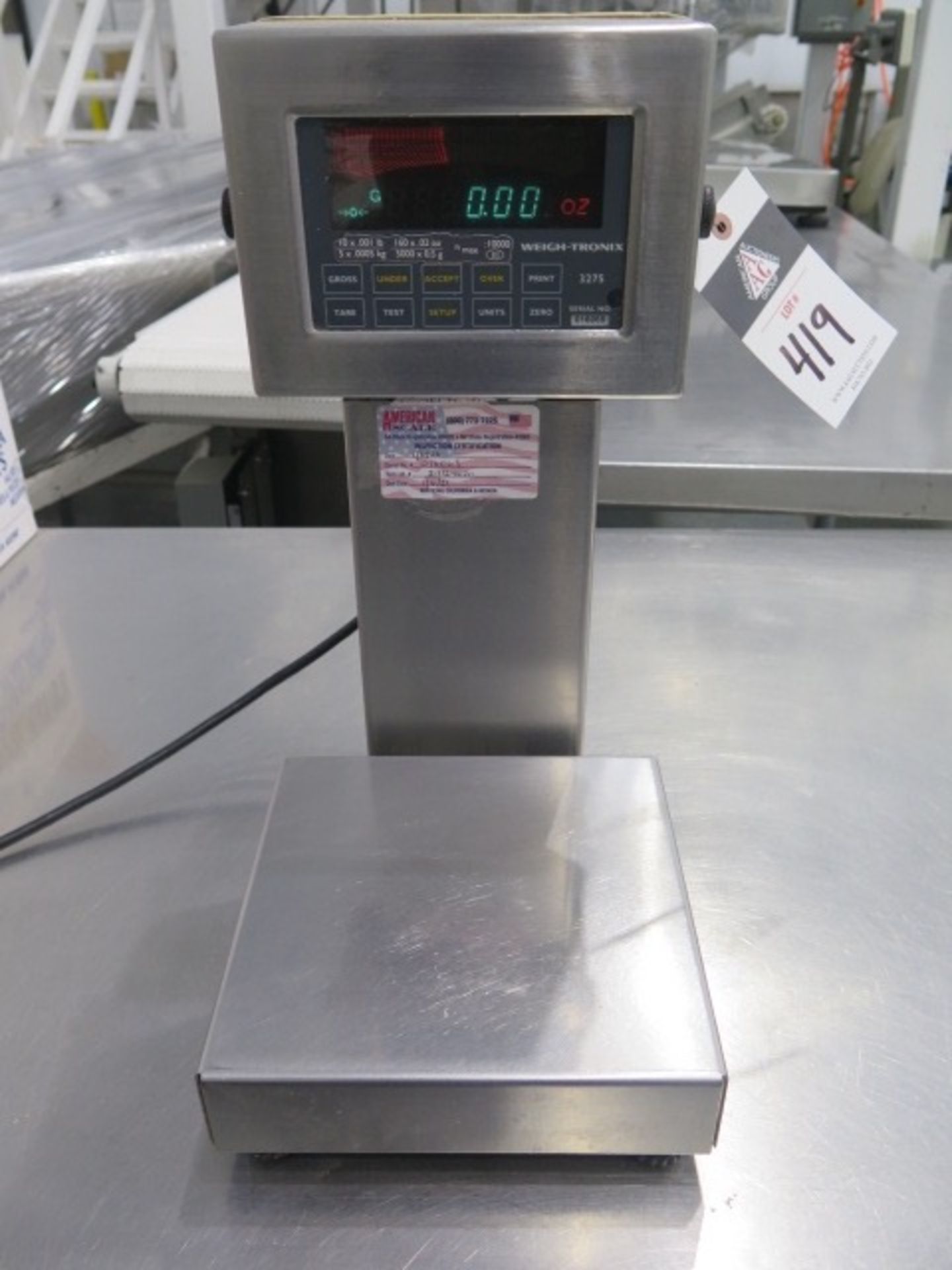 Avery Weigh-Tronix Model 3275 Digital Platform Scale, S/N 16065 | Rig Fee: Hand Carry