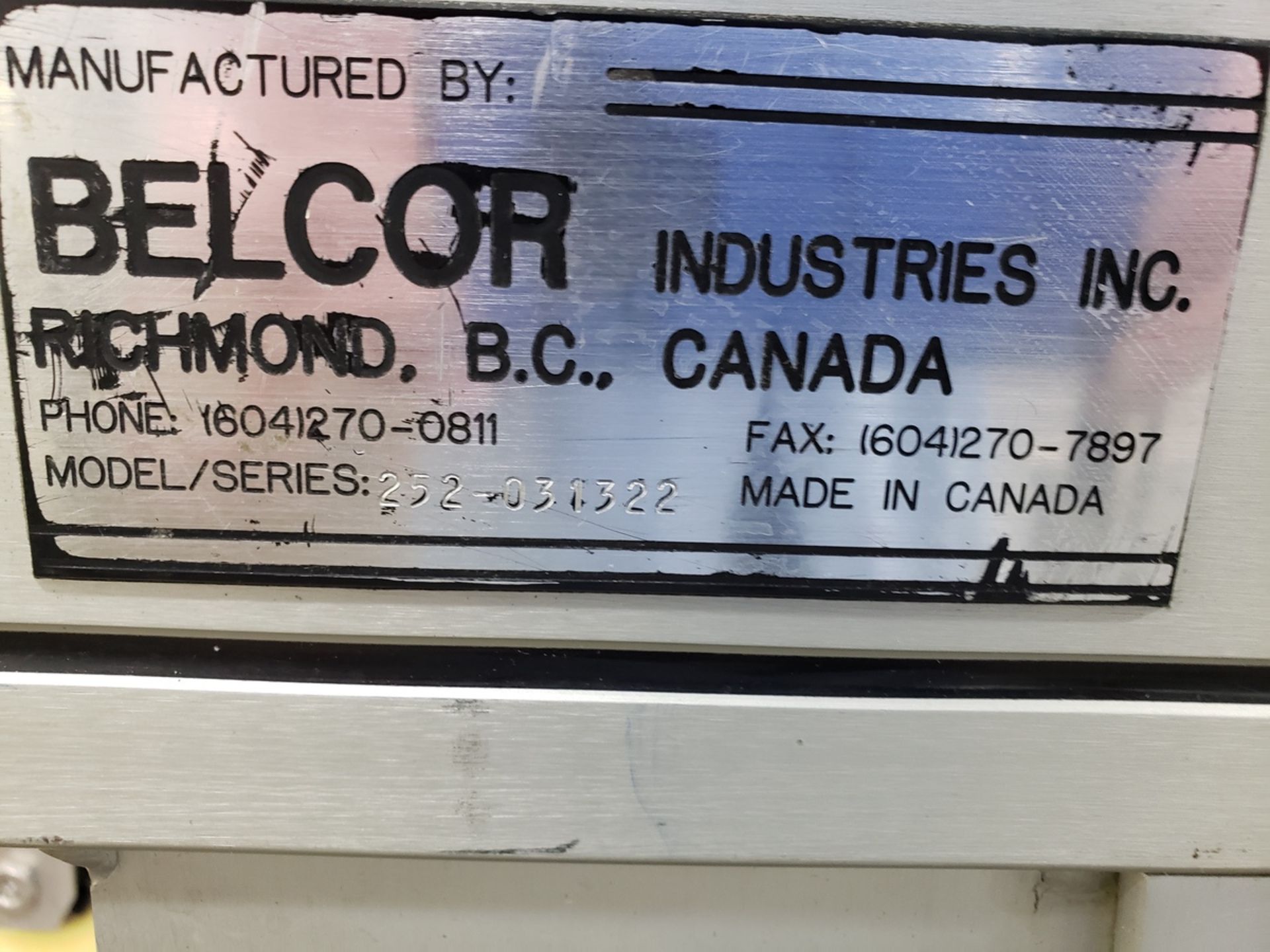 Belcor Model BEL 505 Case Erector with BEL 252 Case Sealer, S/N 505-031627, (200 | Rig Fee: $150 - Image 3 of 3