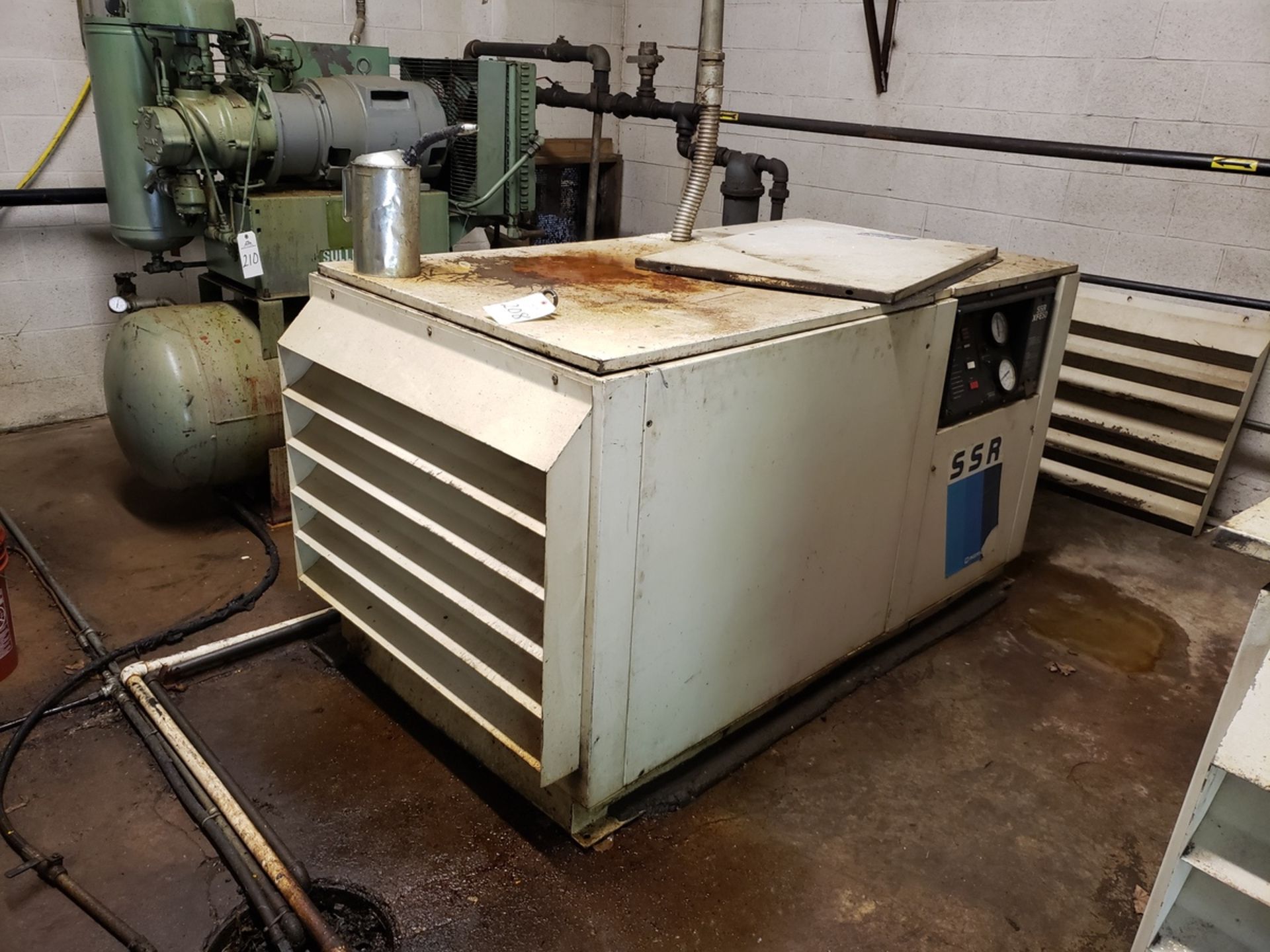 Ingersoll Rand 60 HP Rotary Screw Air Compressor, M# SSR-XFE50, S/N D9212U89C | Rig Fee: $450