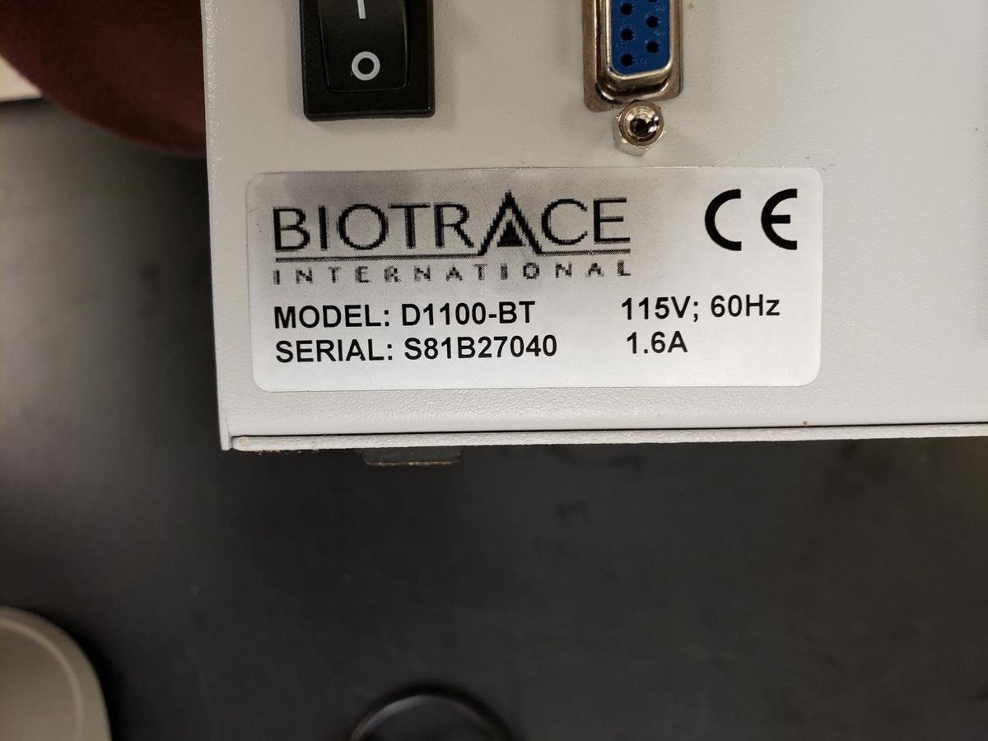 Biotrace Digital Heating Block, M# D1100-BT, S/N S81B27040 | Rig Fee: $50 or HC - Image 2 of 2