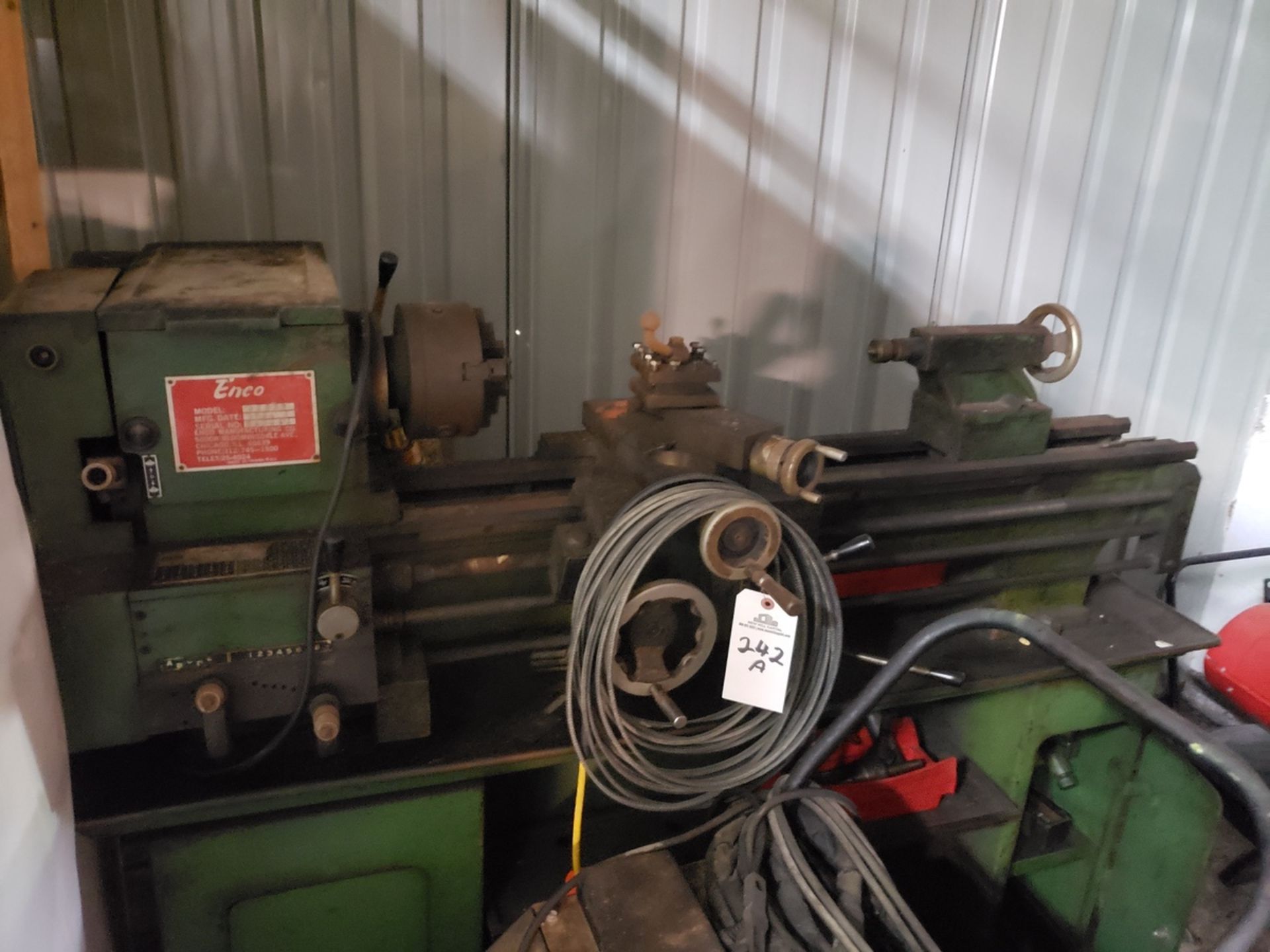 Enco Engine Lathe, M# 92030, S/N 840641 | Rig Fee: $500