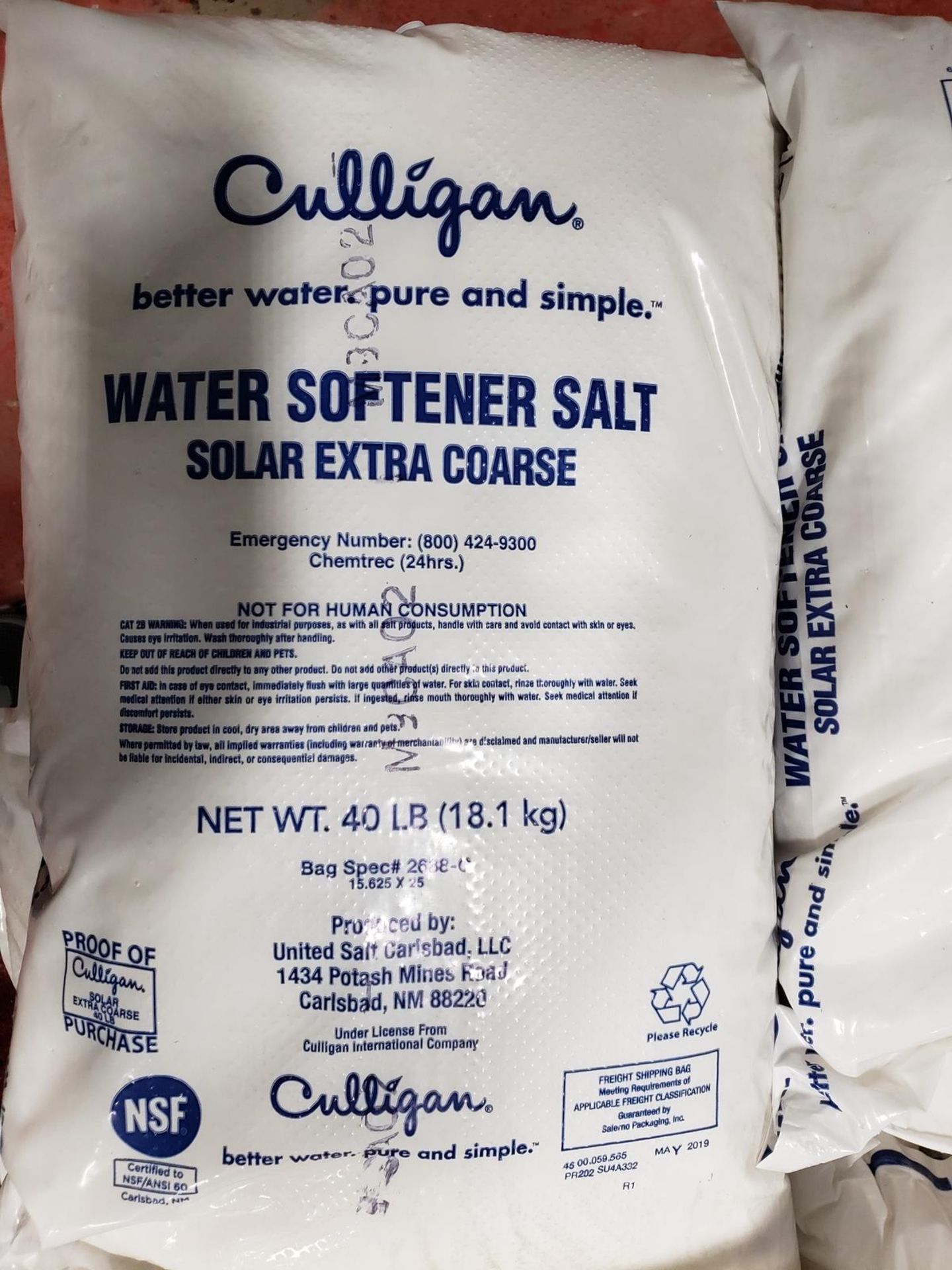 Pallet Lot Culligan Water Softener Salt | Rig Fee $50 - Image 2 of 2