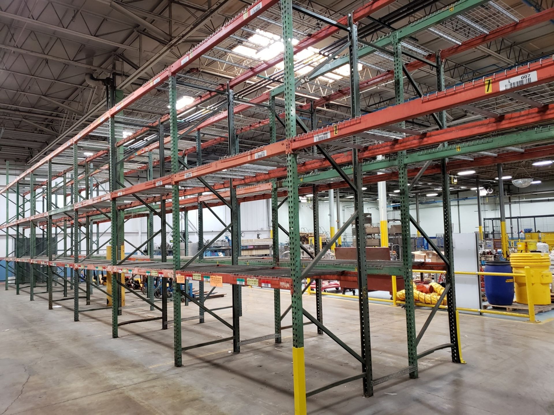 Pallet Rack Section, W/ (2) 42" X 18' Uprights, (4) 42" X 15' Upr - Subj to Bulk | Rig Fee: See Desc - Image 2 of 2