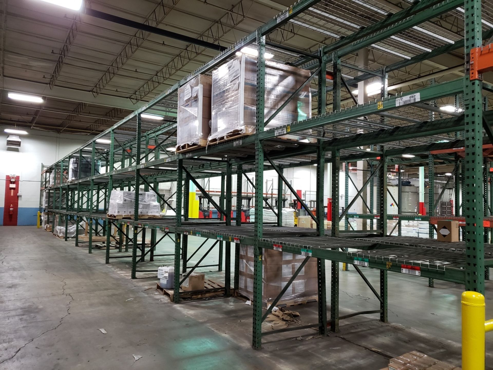Pallet Rack Section, W/ (24) 42" X 15' Uprights, (23) 42" X 12' U - Subj to Bulk | Rig Fee: See Desc - Image 3 of 4