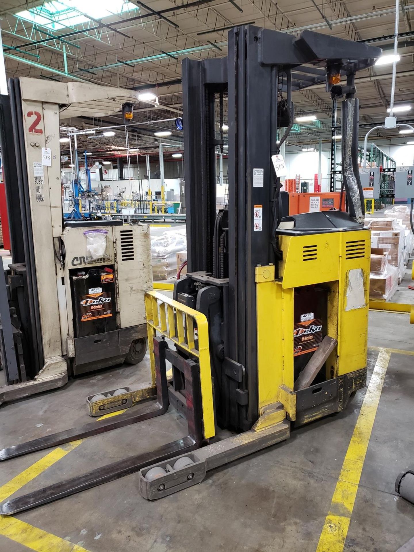 Hyster Forklift, Electric, 24 Volt, Cap. 3900 lbs., Hours 8512, M# N40XMR3, S/N C470 | Rig Fee $150