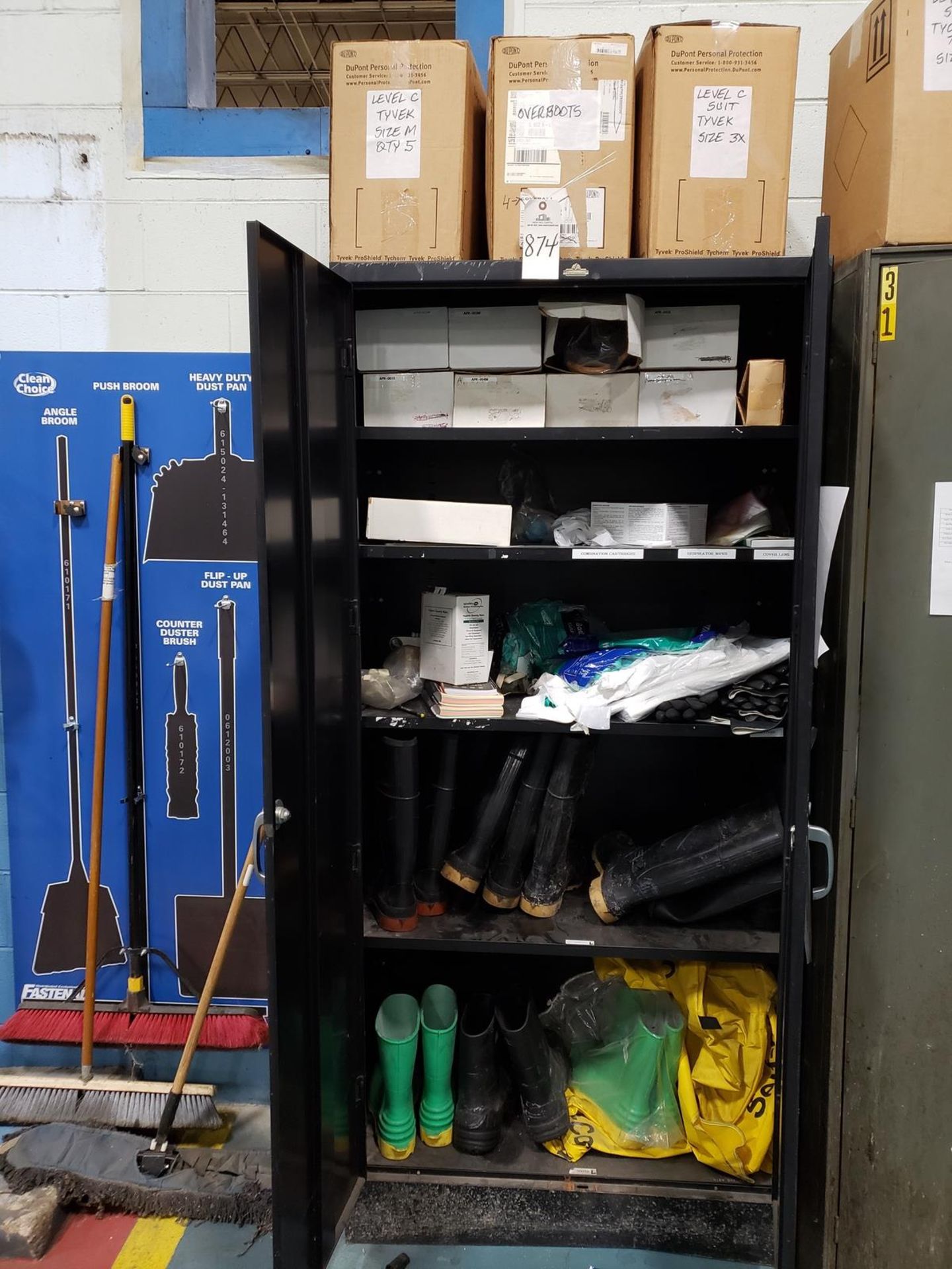 Two Door Storage Cabinet W/Contents | Rig Fee $50