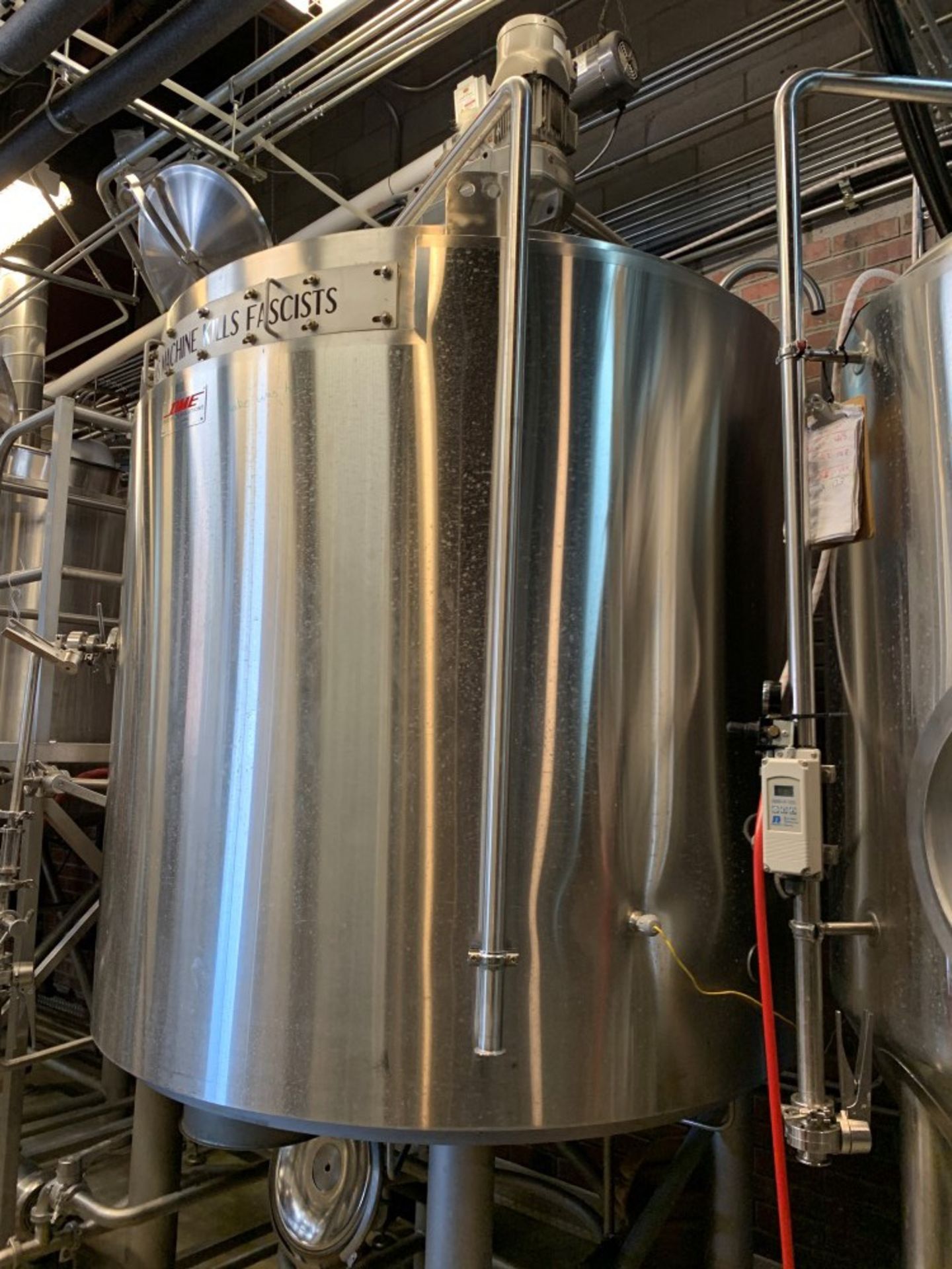 2014 DME 10 BBL Brewhouse, Includes Steam Jacketed Brew Kettle, Comb - Subj to Bulk | Rig Fee: $3500 - Image 9 of 42