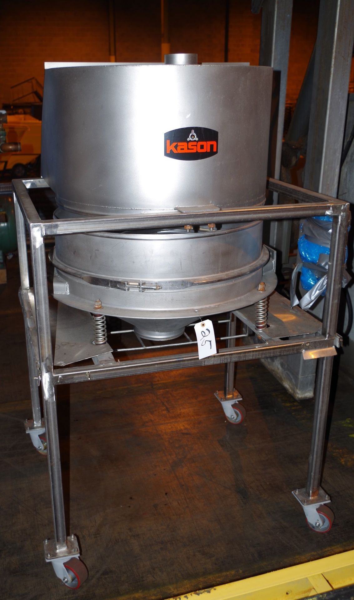 Kason 28" Screener, mounted on stainless steel frame | Rig Fee: $50