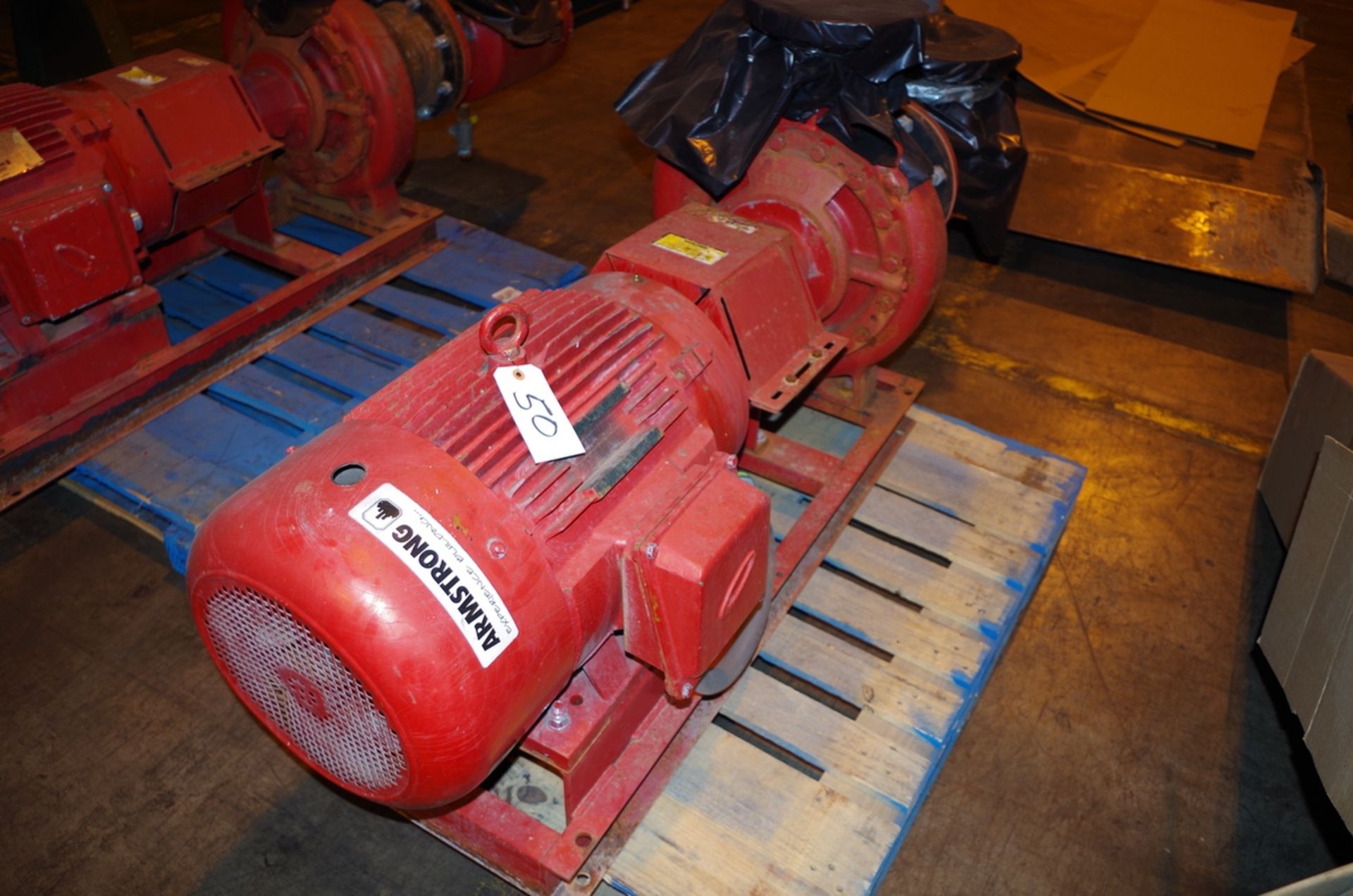 Armstrong 50HP pump, 1122 GPM, 1465RPM | Rig Fee: $50