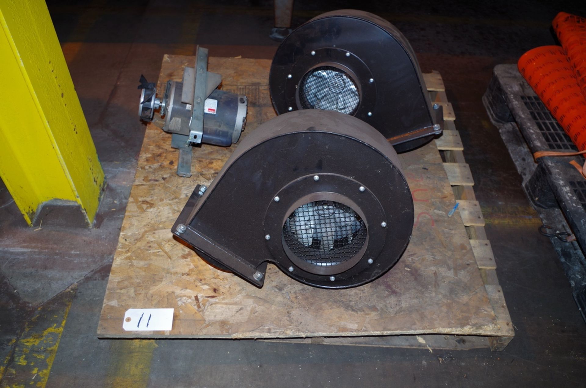 (2) Blower Fan Units, 1.2kW 265/460V 3 phase, and 3/4HP Dayton fan motor, 115V | Rig Fee: $50