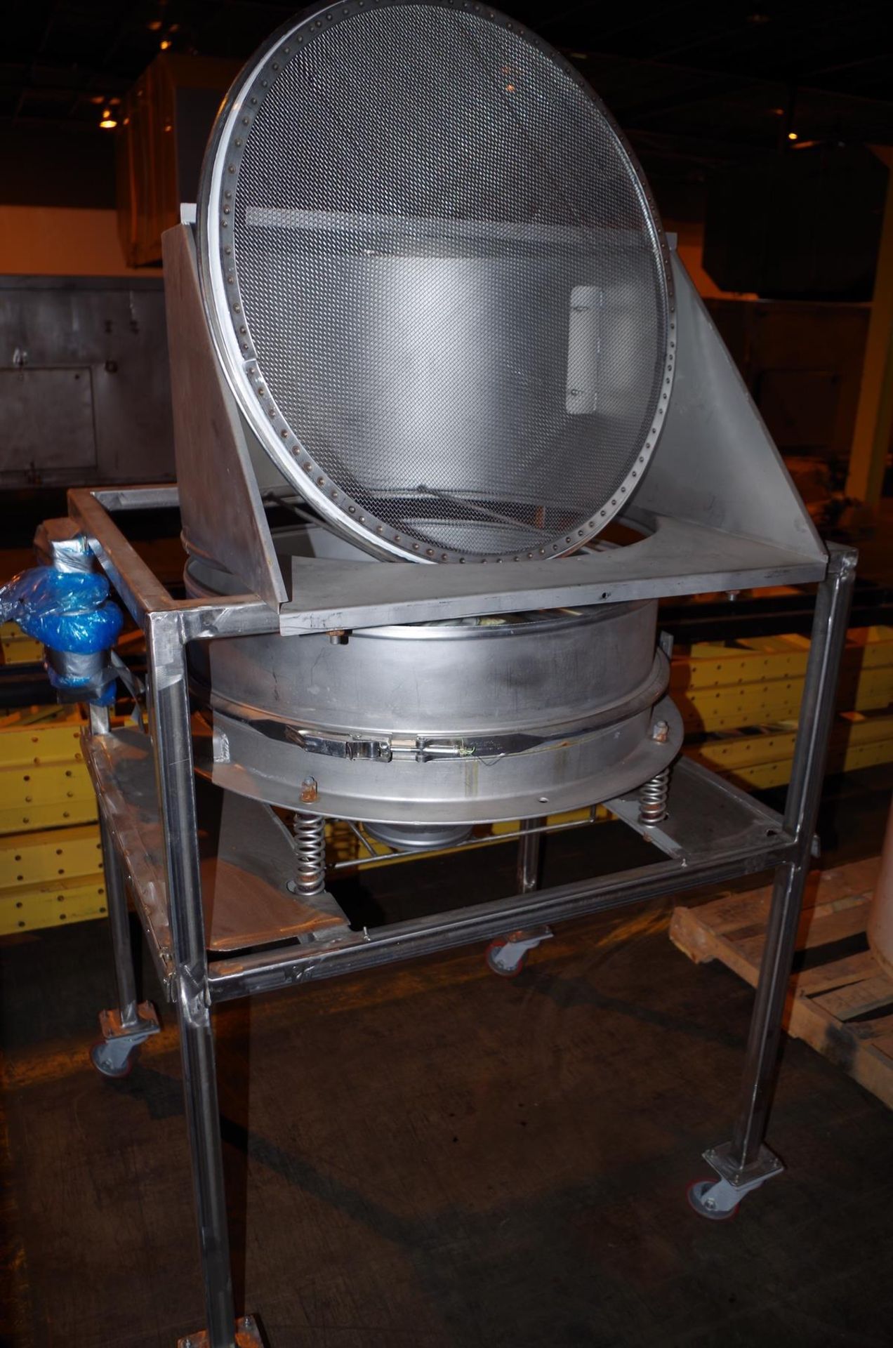 Kason 28" Screener, mounted on stainless steel frame | Rig Fee: $50 - Image 2 of 2