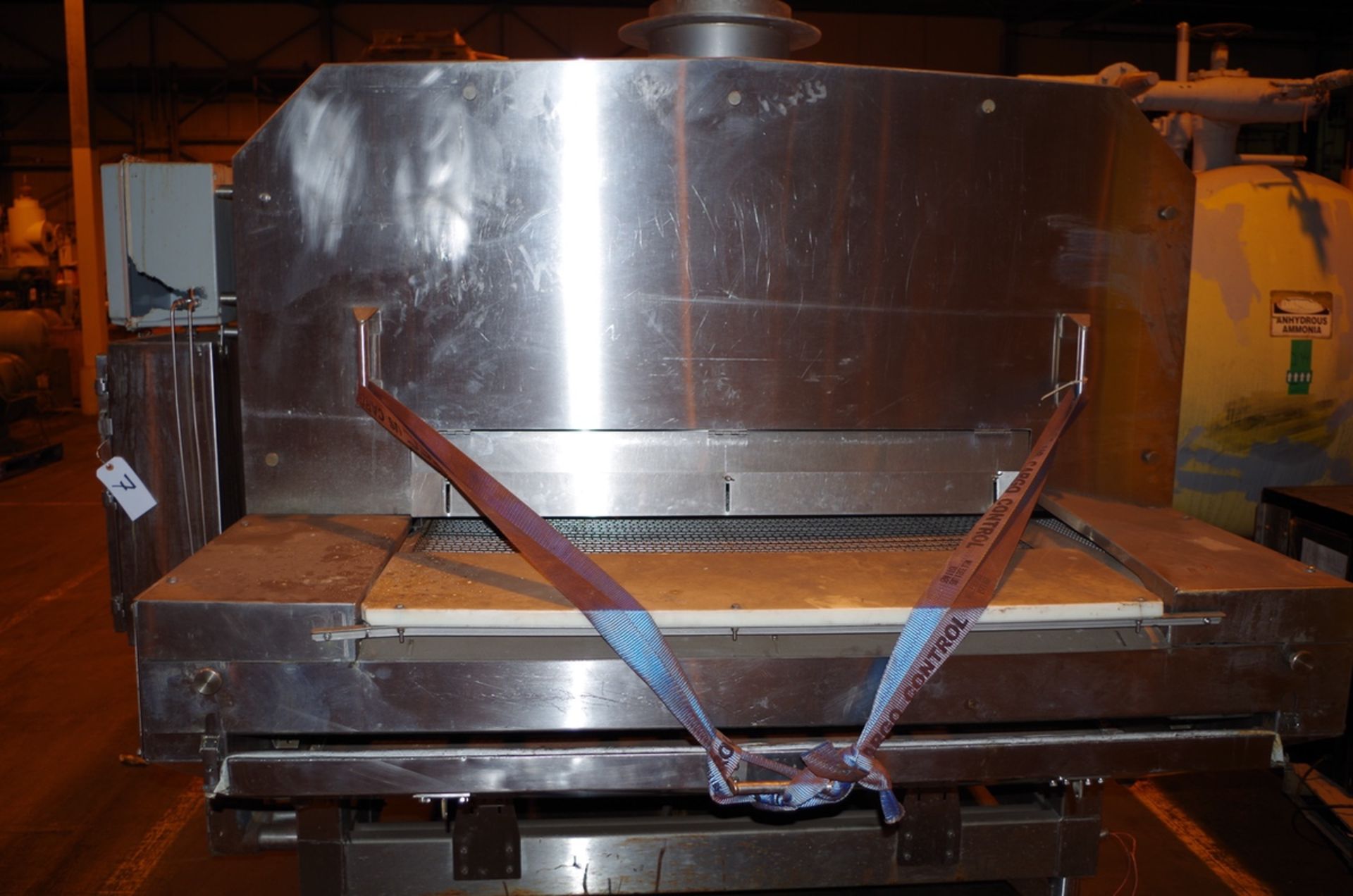 Advance stainless steel Nitrogen Tunnel, 48" W stainless steel belt. Intake opening | Rig Fee: $400 - Image 3 of 3