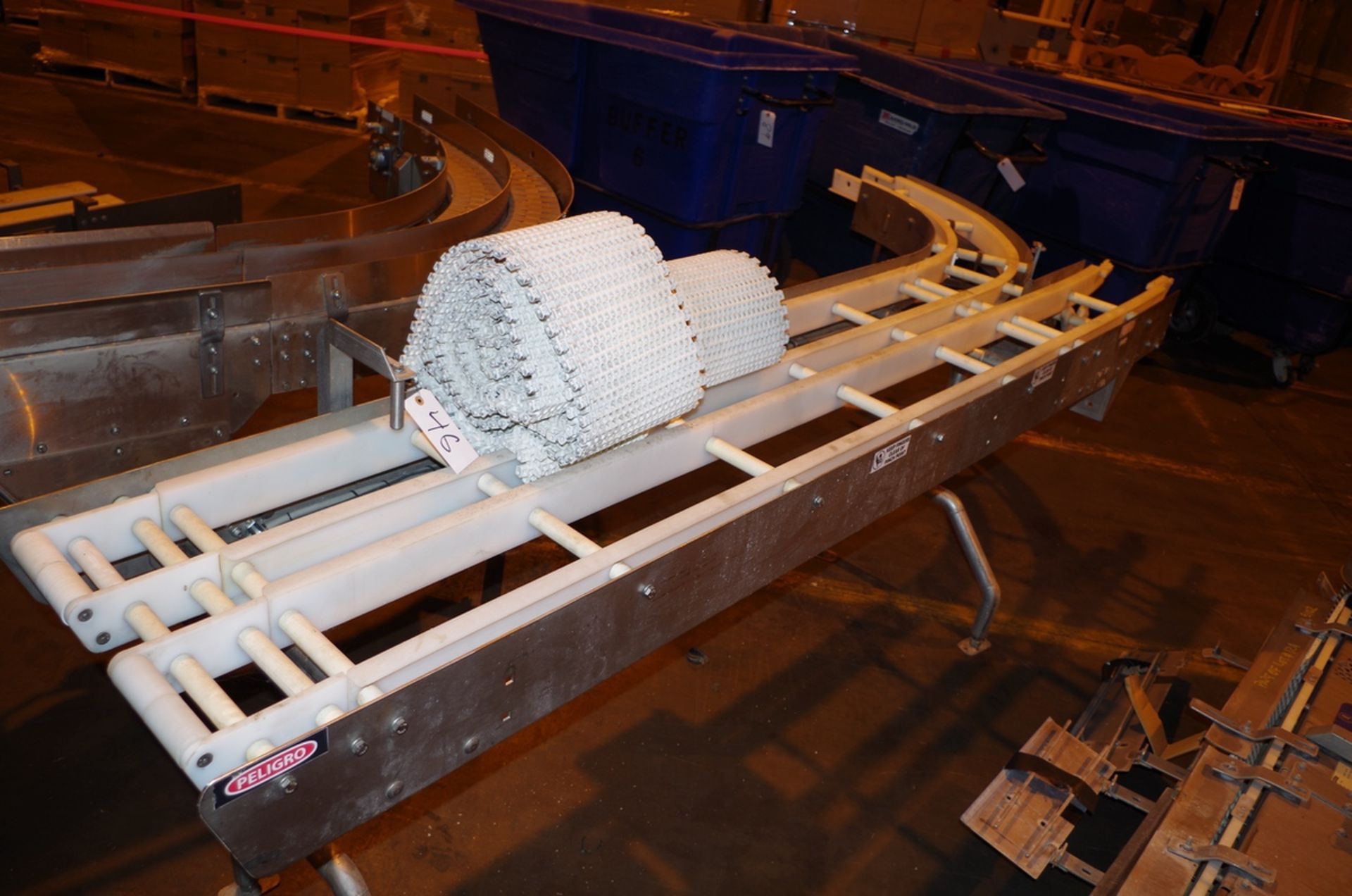 (2) Nercon Stainless Steel conveyors, 1 with drive motor | Rig Fee: $50