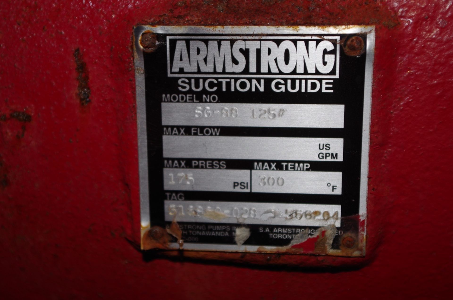 Armstrong 50HP pump, 1122 GPM, 1465RPM | Rig Fee: $50 - Image 2 of 2