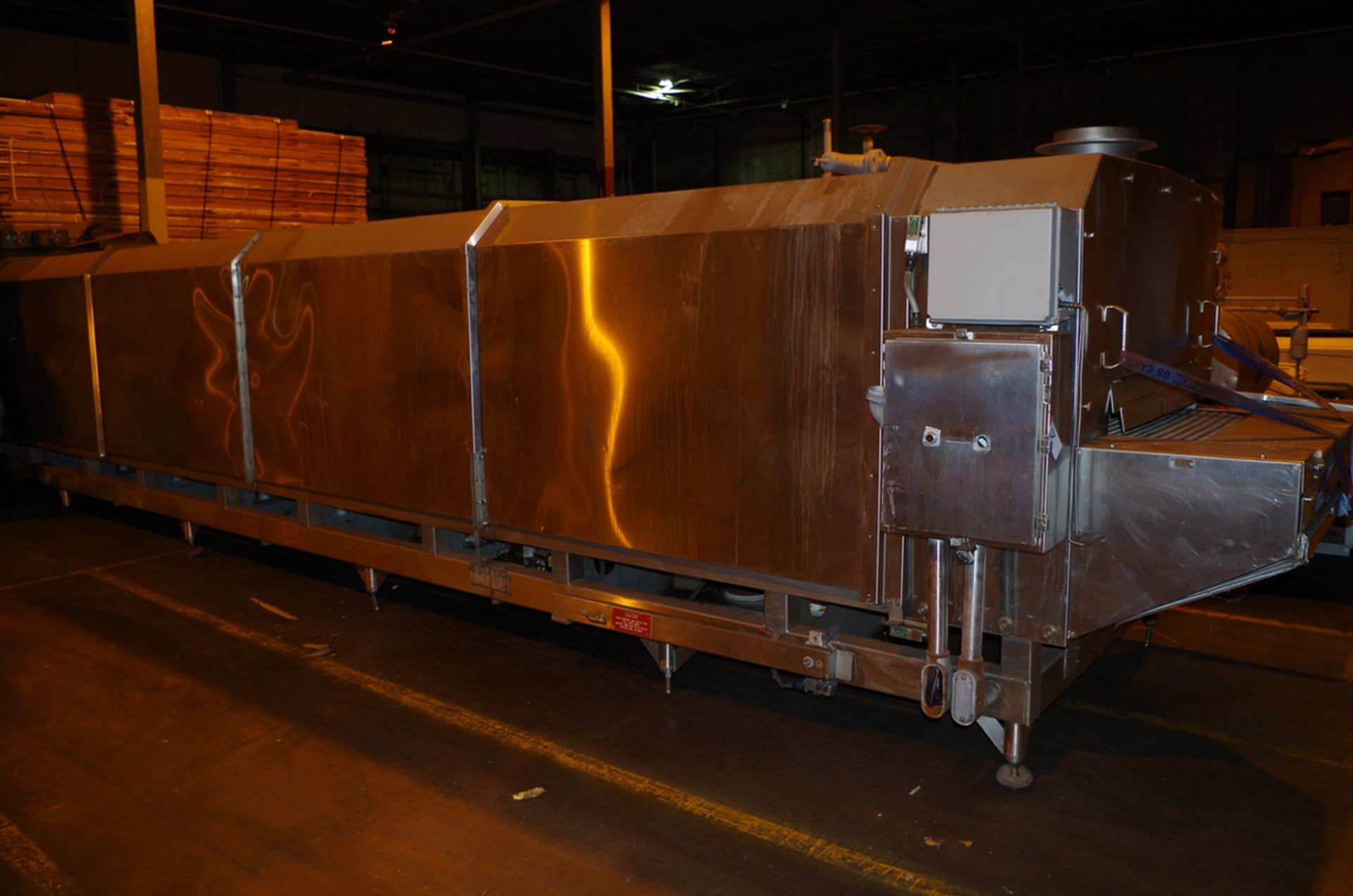 Advance stainless steel Nitrogen Tunnel, 48" W stainless steel belt. Intake opening | Rig Fee: $400 - Image 2 of 3