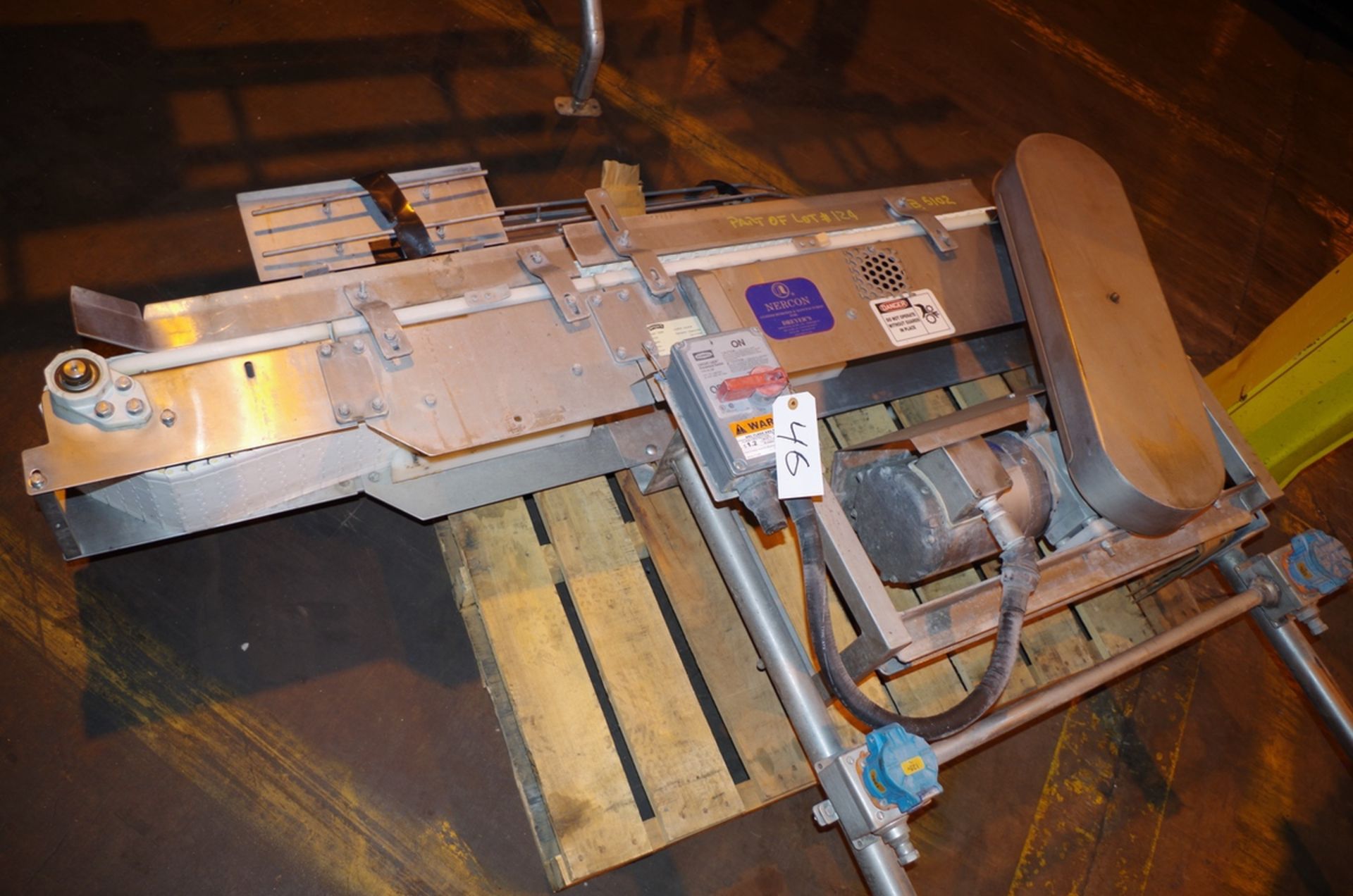 (2) Nercon Stainless Steel conveyors, 1 with drive motor | Rig Fee: $50 - Image 2 of 2