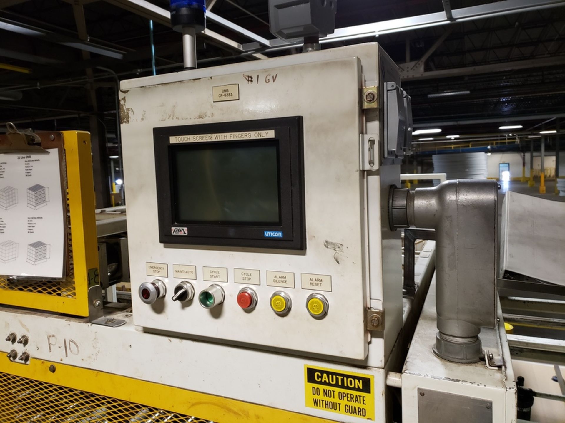 Ouellette Machine Systems Palletizer, W/ Sheet Feeder, M# CFAU-CFAP 5753-66-MS4000, | Rig Fee: $4800 - Image 6 of 7