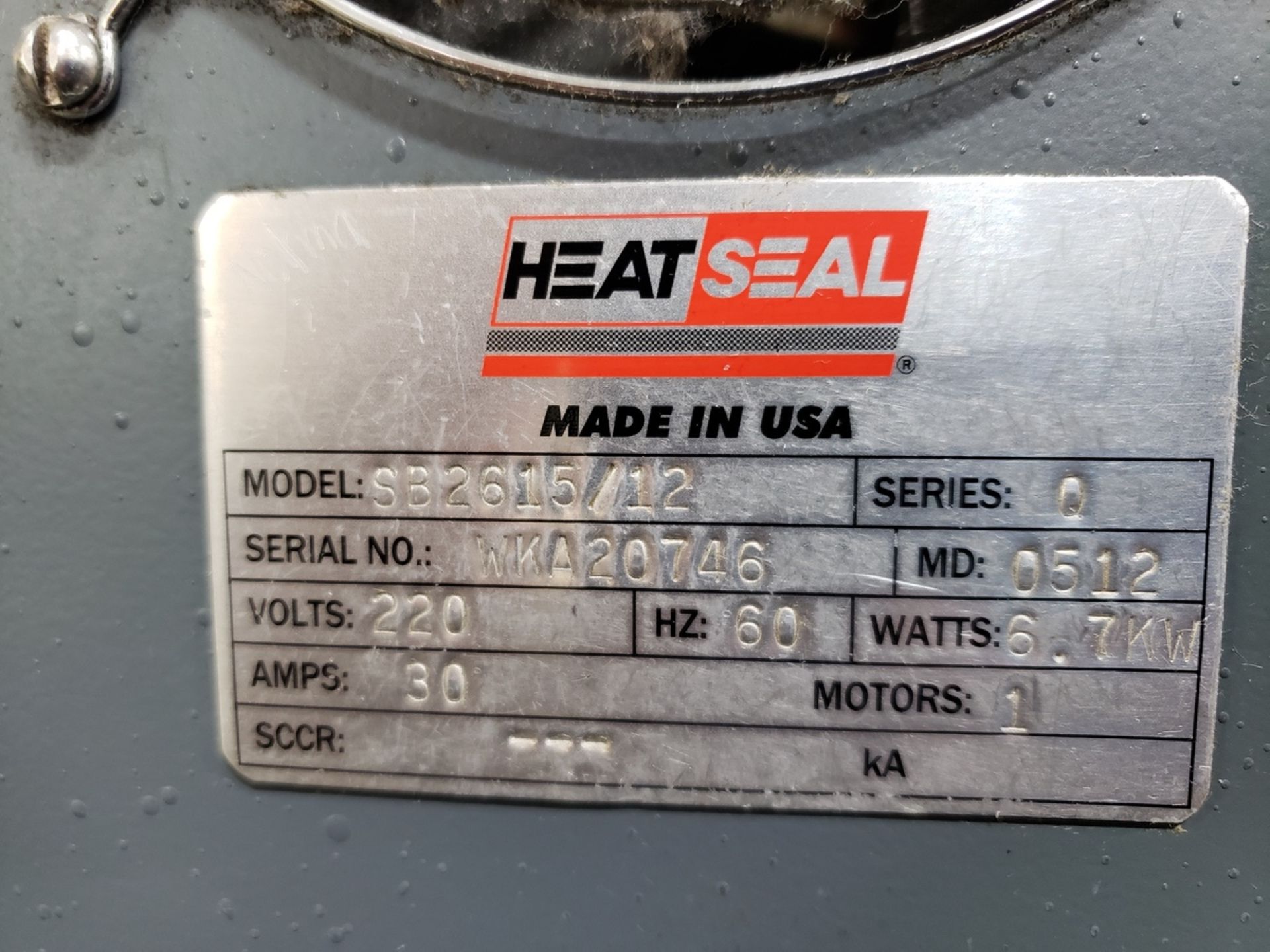 Heat Seal Shrink Tunnel, M# SB2615/12 | Rig Fee: $100 - Image 2 of 2