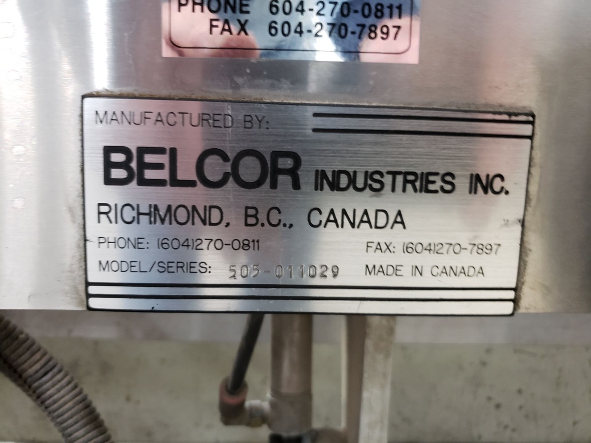 Belcor Model BEL 505 Case Erector, S/N 505-011029, (2001) with Bel 252 Case Seal | Rig Fee: $150 - Image 3 of 3