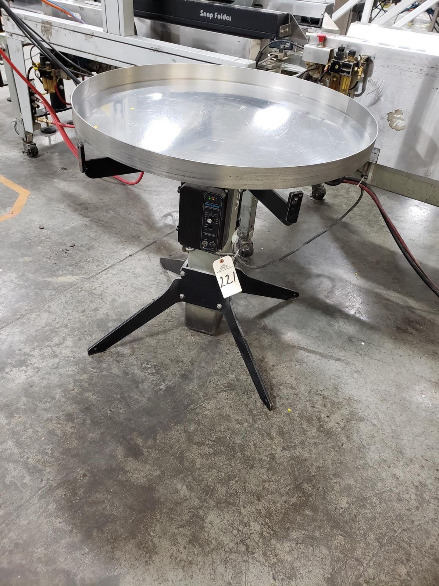 Belcor Model A32 32"D Rotary Accumulation Table, S/N A32-010006, Asset #8, (2001 | Rig Fee: $50