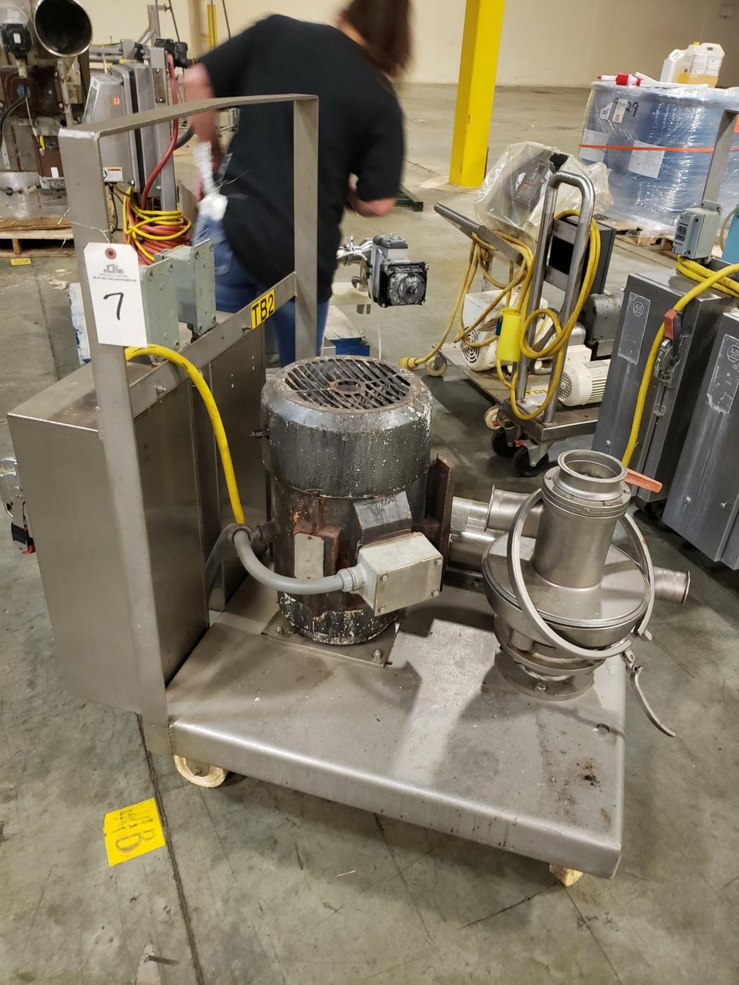 APV Tri Powder Blender, 15 HP - Loc: NJ | Rig Fee: $50