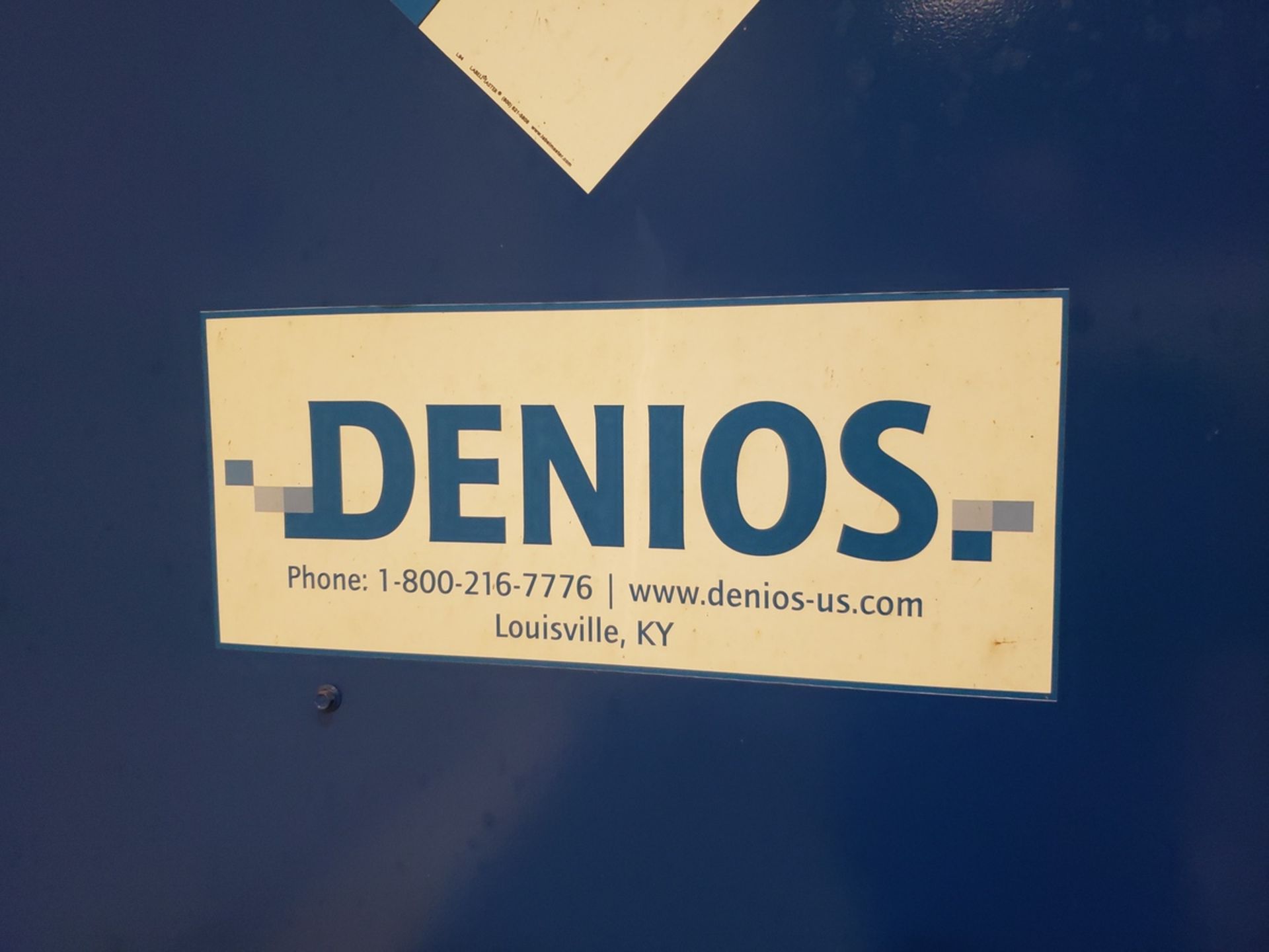 Denios Double Tier Fire Suppression Material Storage Cabinet, S/N 971646, - Loc: NJ | Rig Fee: $750 - Image 4 of 4