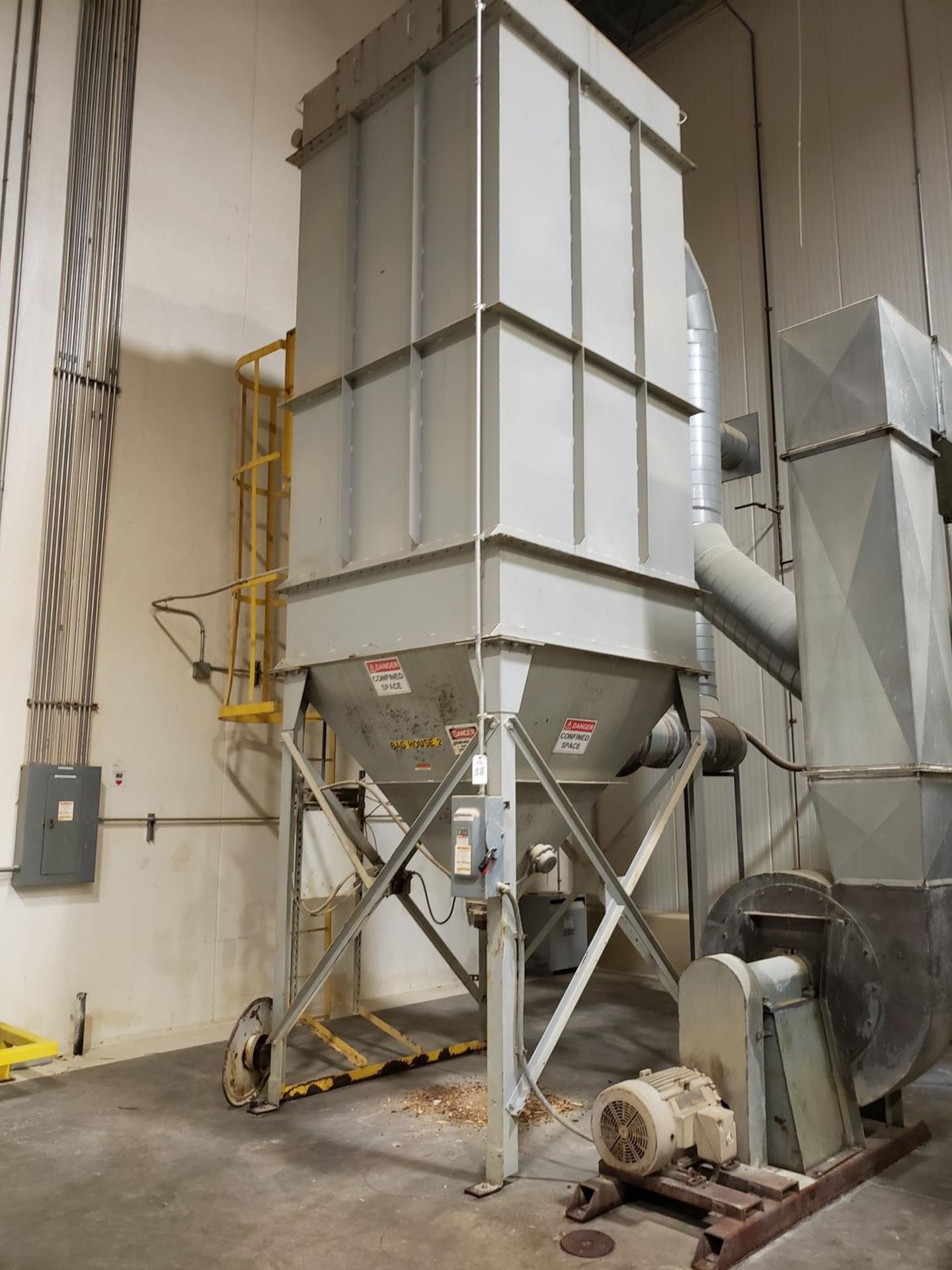 Air Pulse Bag House/Dust Collector, W/ 20 HP Blower - Loc: NJ | Rig Fee: $1500