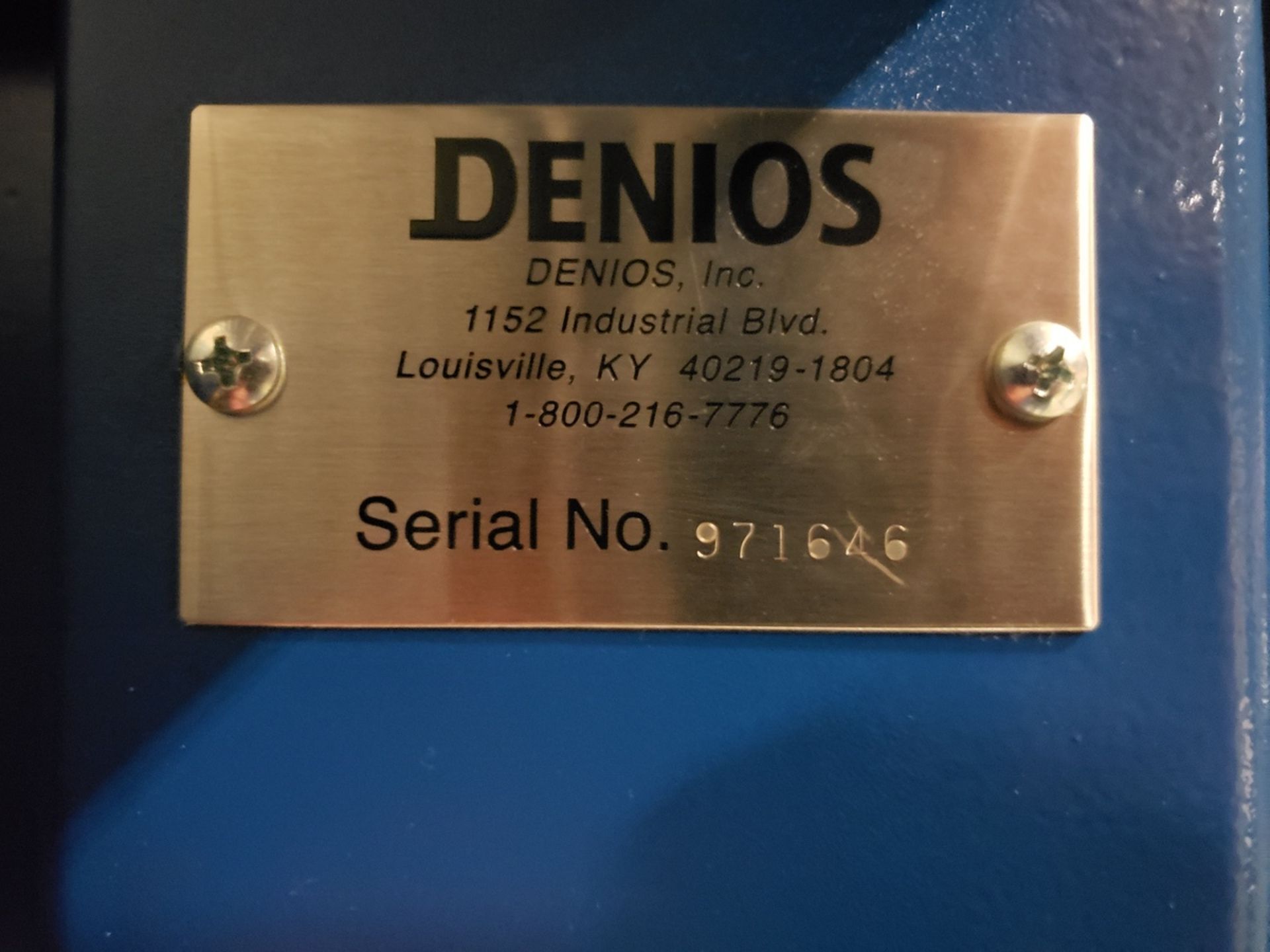 Denios Double Tier Fire Suppression Material Storage Cabinet, S/N 971646, - Loc: NJ | Rig Fee: $750 - Image 2 of 4