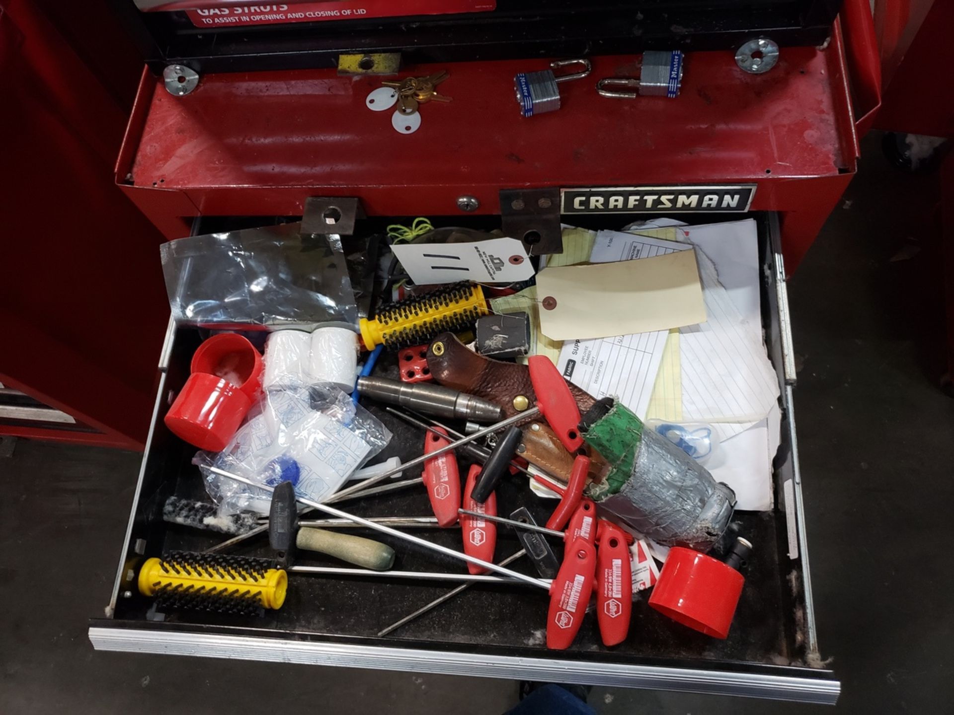 Husky Top & Craftsman Bottom Tool Chests, W/ Contents, (See Additional Pictures) Rig Fee: $25 - Image 6 of 10