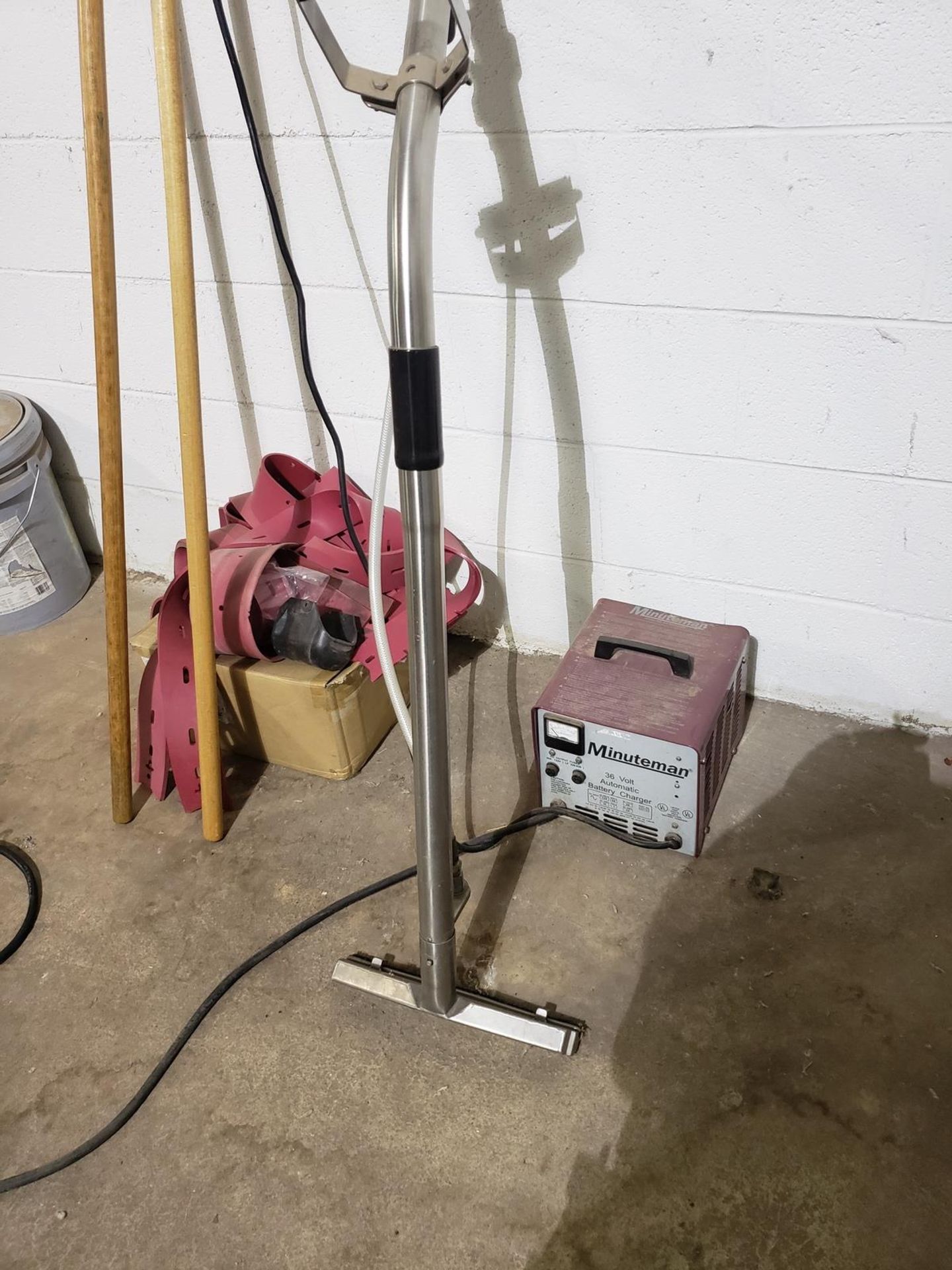 Advance Type E Power Floor Scrubber, M# Adgressor X2820D, S/N 1000038290, W/ Charger Rig Fee: $75 - Image 5 of 5